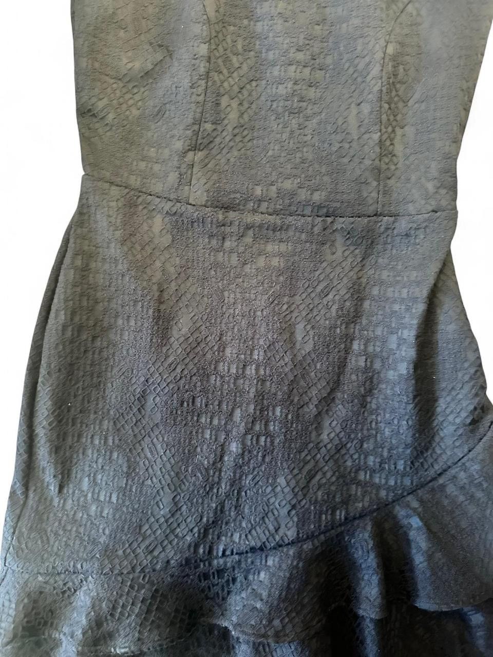 Parker Parker Barcelona Halter Ruffle Hem Mini Dress Black Sz. XS Size XS / US 0-2 / IT 36-38 - 6 Thumbnail
