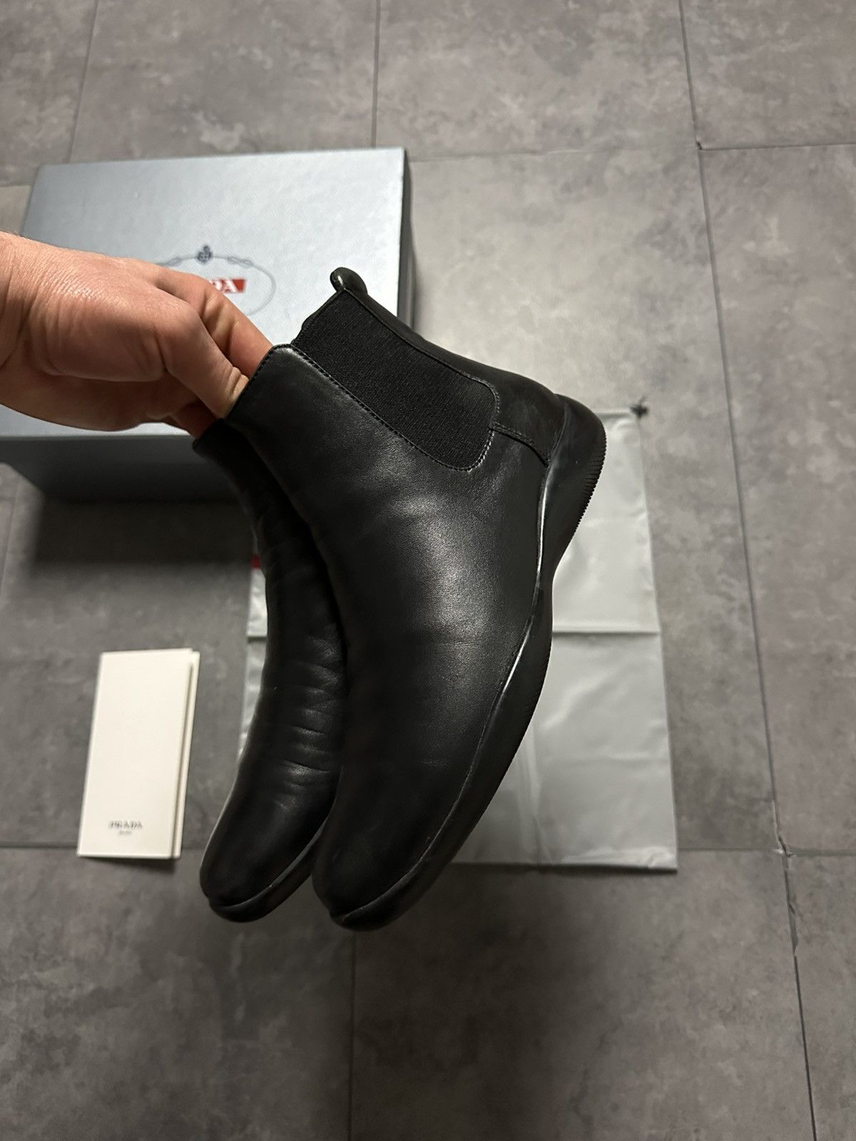 Prada leather boots prada Size US 6 / IT 36 - 5 Thumbnail