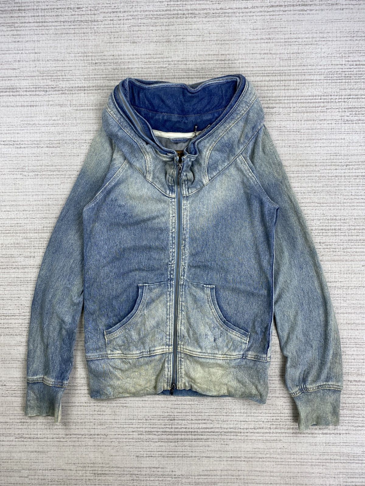 GOA Vintage GOA Genuine Vintage Washed Blue Rare Jacket Size US M / EU 48-50 / 2 - 5 Thumbnail