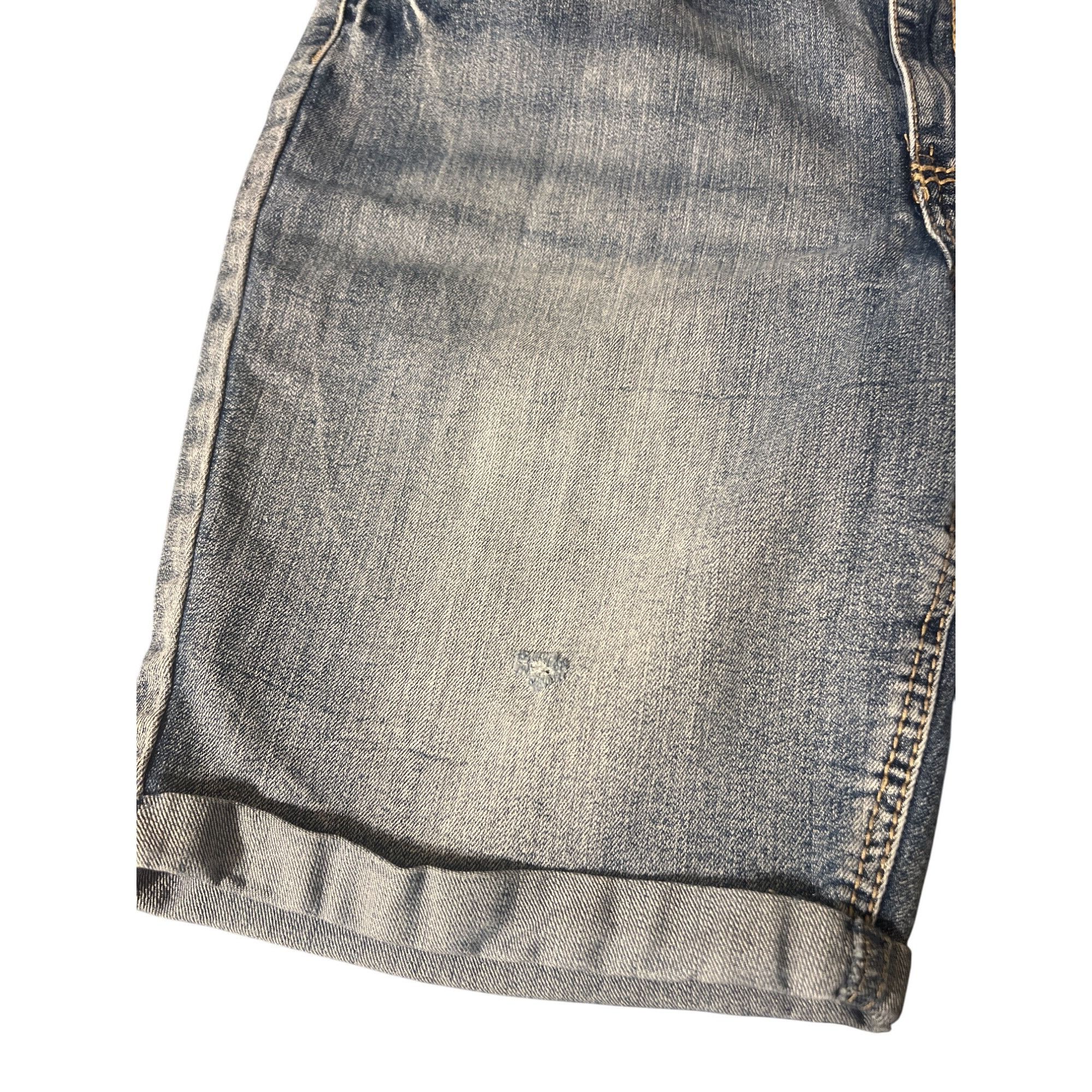 Other Cato Denim Bermuda Shorts Blue Jean Thick Stitching Studs Ba Size 36" / US 14 / IT 50 - 2 Thumbnail