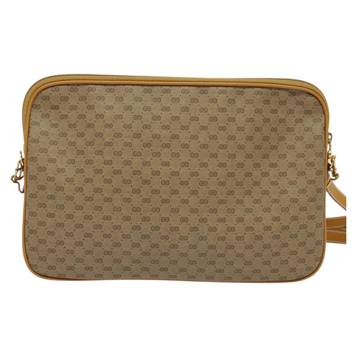 Gucci GUCCI Micro GG Supreme Shoulder Bag Pvc Beige Gold 004 89 Size ONE SIZE - 3 Thumbnail