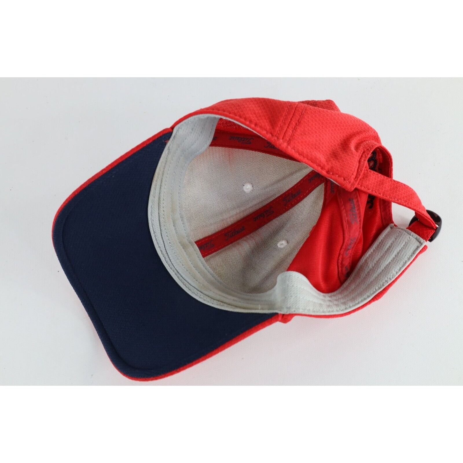 Titleist Titleist Golf Distressed Script Spell Out Color Block Hat Size ONE SIZE - 8 Thumbnail