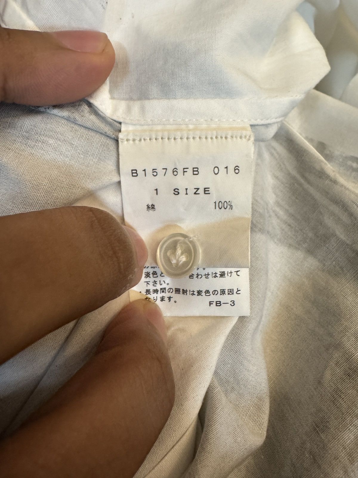 Frapbois Issey Miyake Frapbois Japan Shirt Button Ups Size US L / EU 52-54 / 3 - 5 Thumbnail