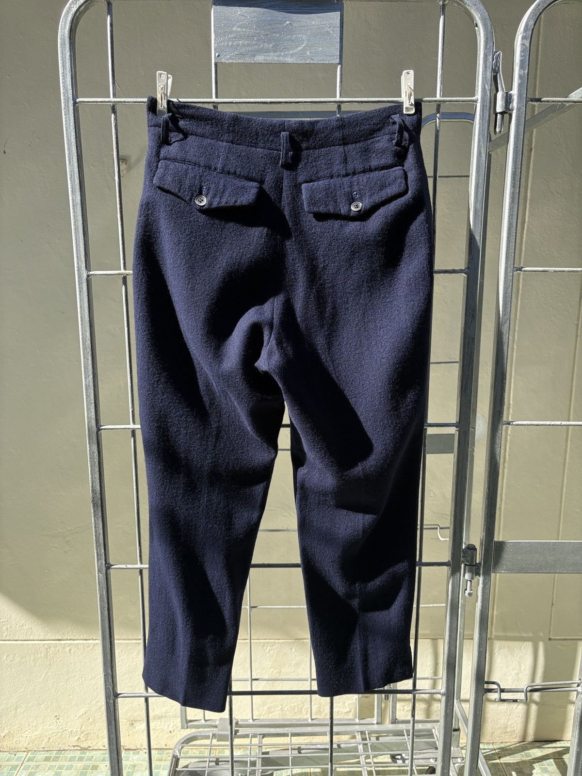 Comme des Garcons Comme des Garcons navy wool pants Size US 29 - 9 Thumbnail