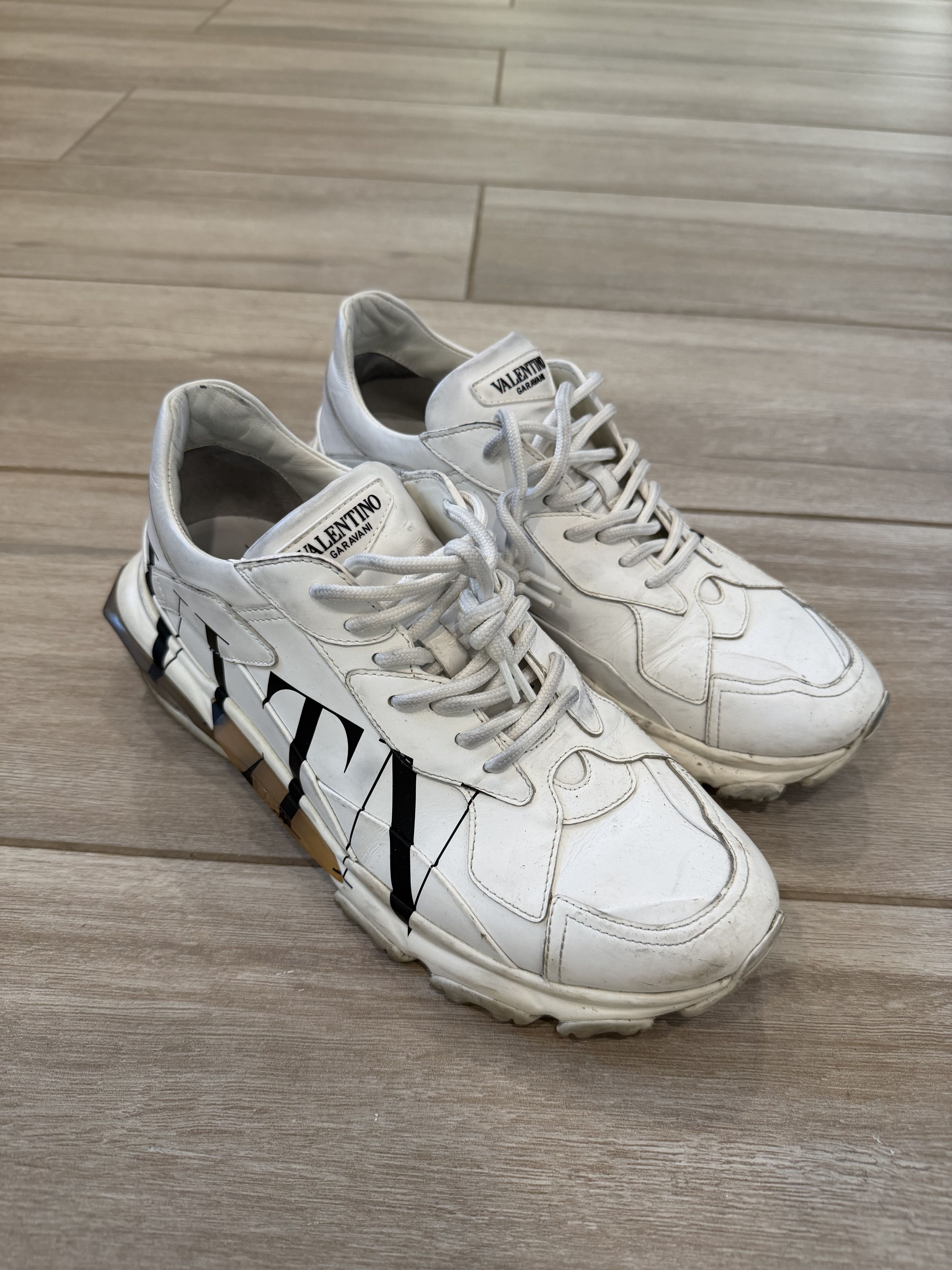 Valentino Valentino Garavani Men's VLTN Bounce White Size US 9 / EU 42 - 2 Thumbnail