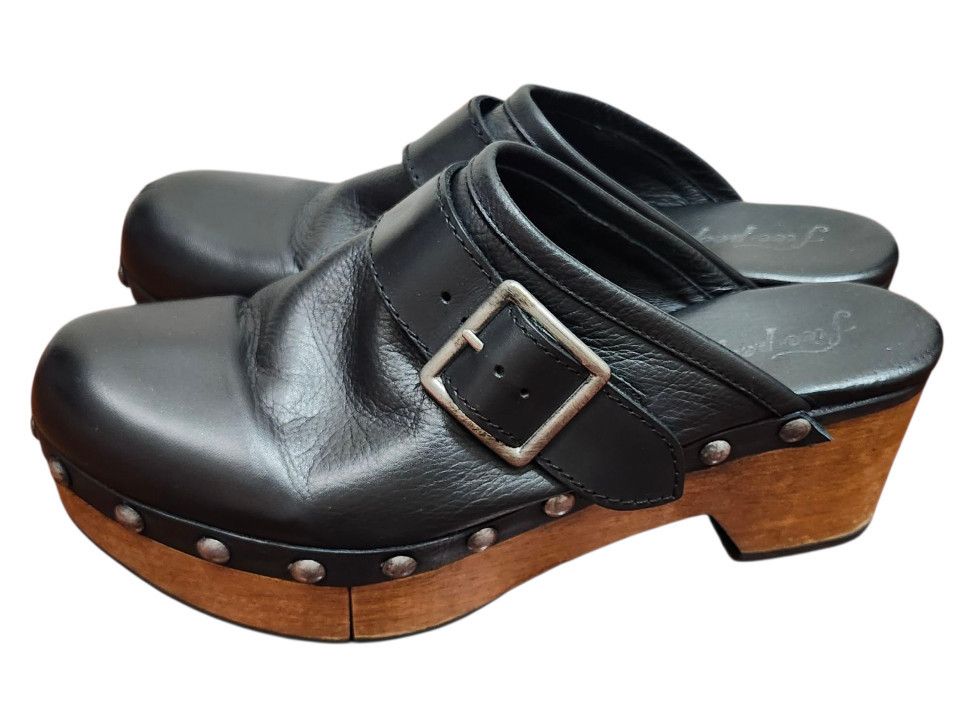Free People Free People Culver City Clog Black Leather Studs EU 40 US 10 Size US 10 / IT 40 - 3 Thumbnail