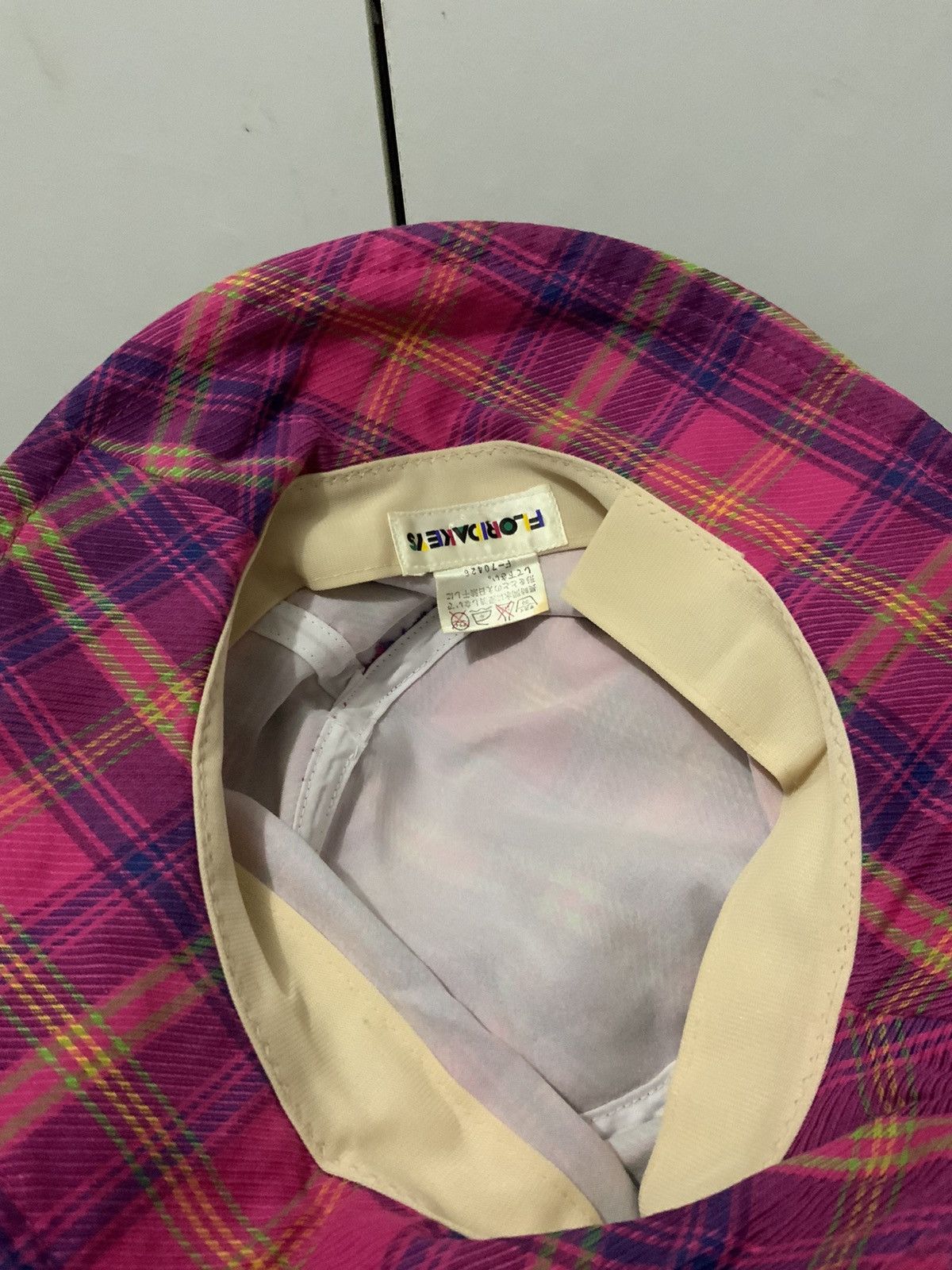 Japanese Brand Florida Keys Plaid Bucket Hat Size ONE SIZE - 8 Thumbnail