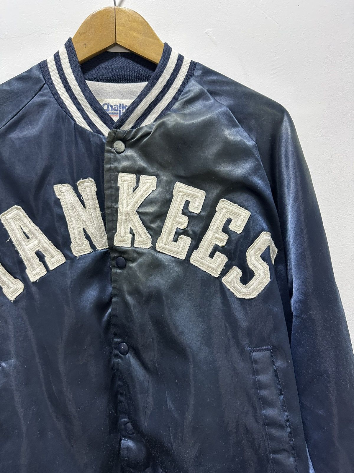 Chalk Line × New York Yankees × Vintage Vintage Chalk Line New York Yankess Bomba Jacket sun Faded Size US L / EU 52-54 / 3 - 4 Thumbnail