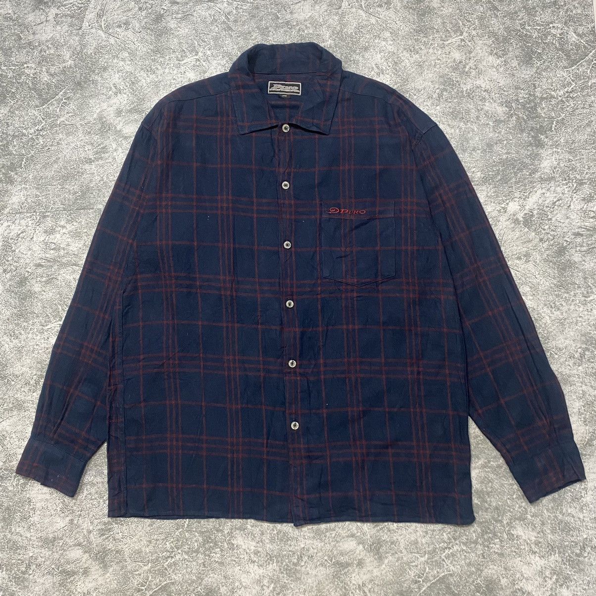 Japanese Brand Vintage 90s Piko Flannel Size US XL / EU 56 / 4 - 1 Thumbnail