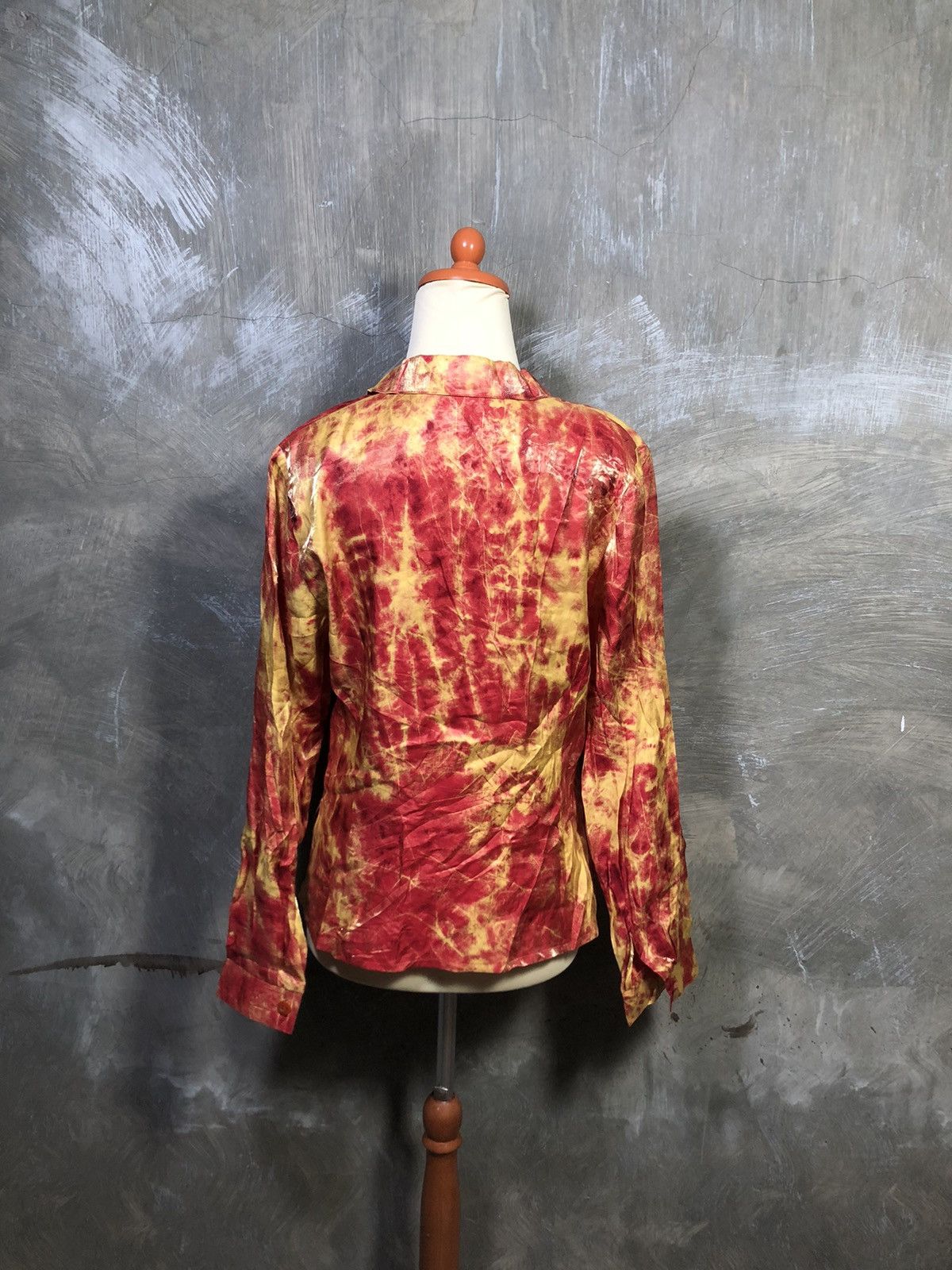 Japanese Brand Y2K Japanese Dagon Fire Pattern Jean Paul Gaultier Style Size M / US 6-8 / IT 42-44 - 3 Thumbnail