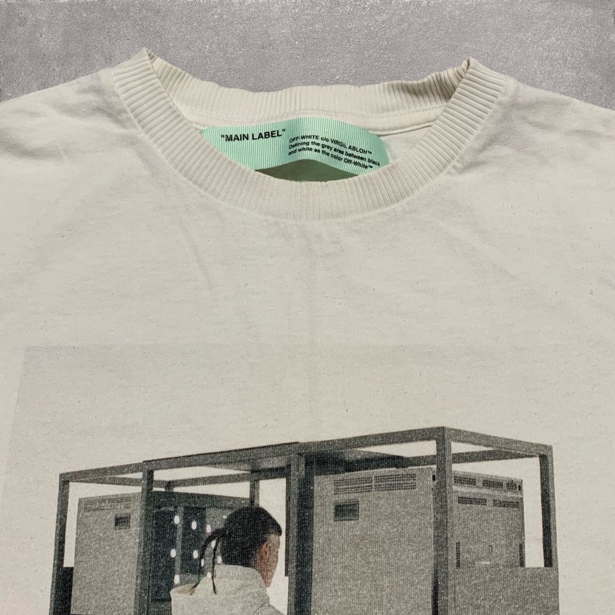 Off-White Off White XS Elevator Music White Tee Virgil Abloh Size US XS / EU 42 / 0 - 5 Thumbnail