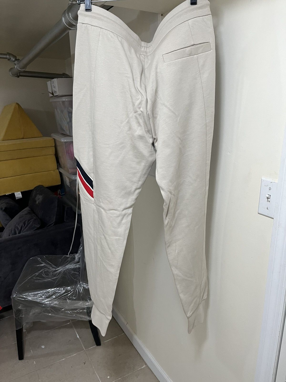 Moncler Moncler Striped Sweatpants Sz L Size US 34 / EU 50 - 4 Thumbnail