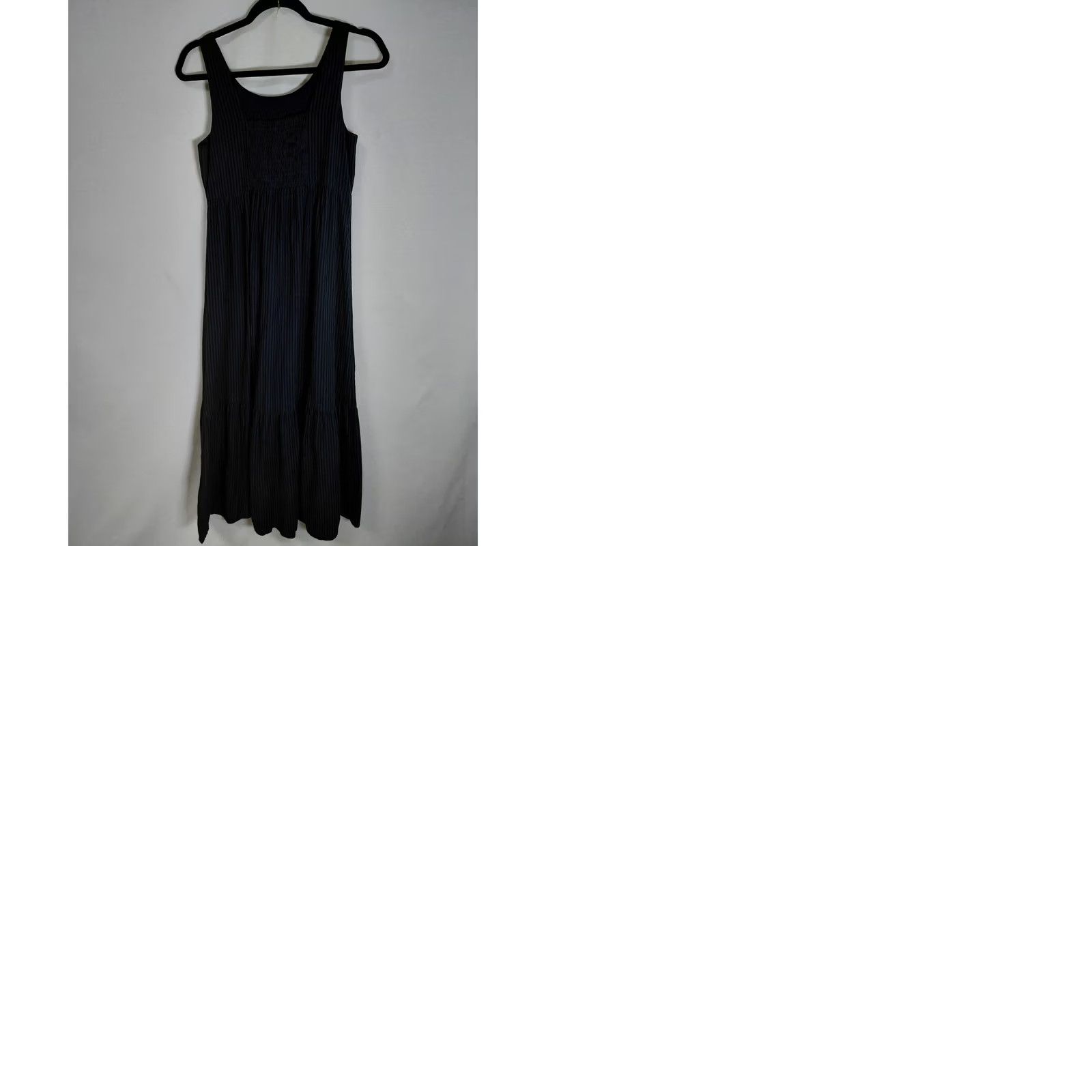 J. Jill J.Jill Black Sleeveless Striped Scoop Neck Dress Size XS Petite Rayon Cotton Casual Travel Size XS / US 0-2 / IT 36-38 - 9 Thumbnail