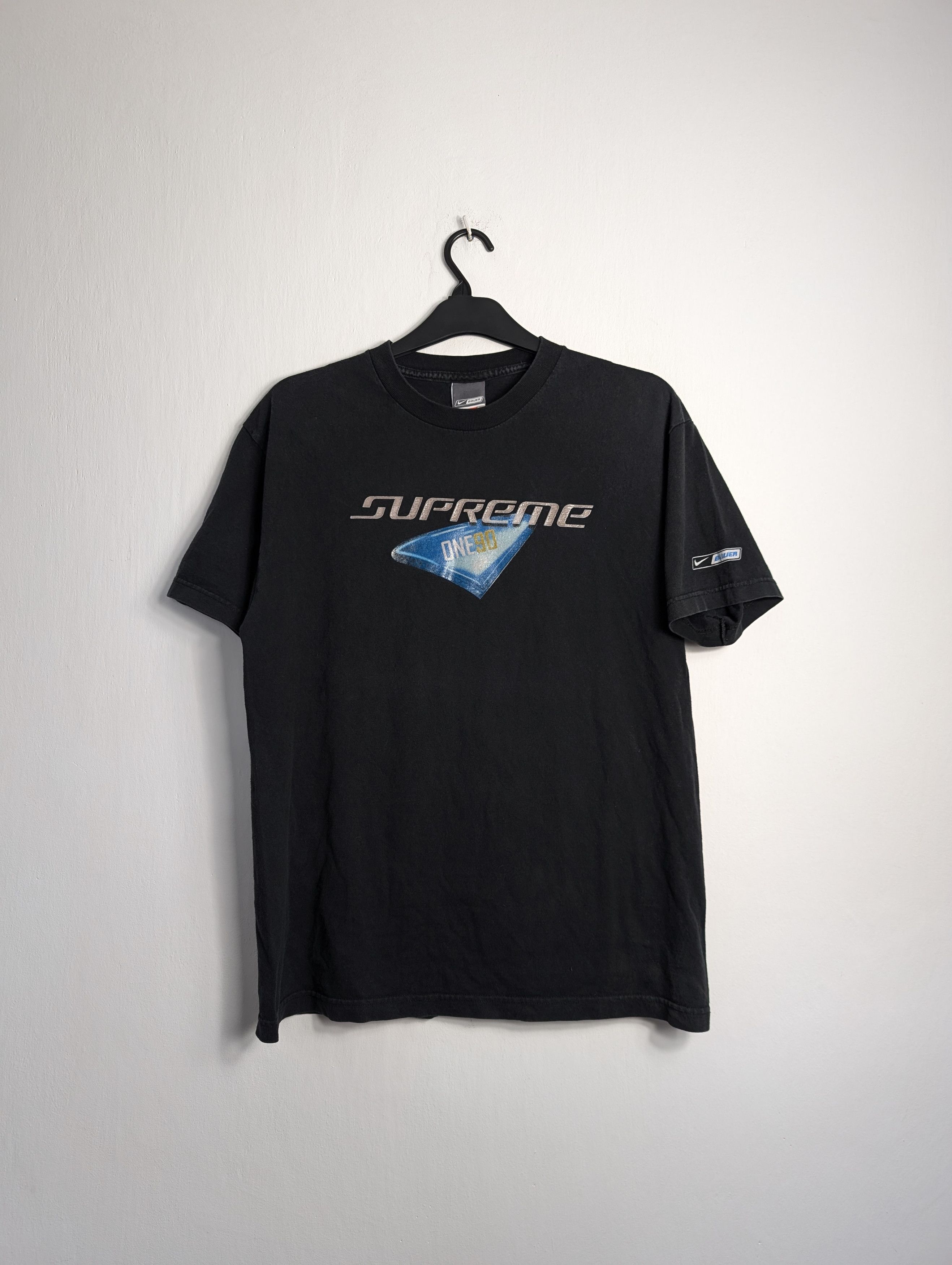 Vintage Nike Bauer Supreme One90 T-Shirt Hockey Graphic Y2K