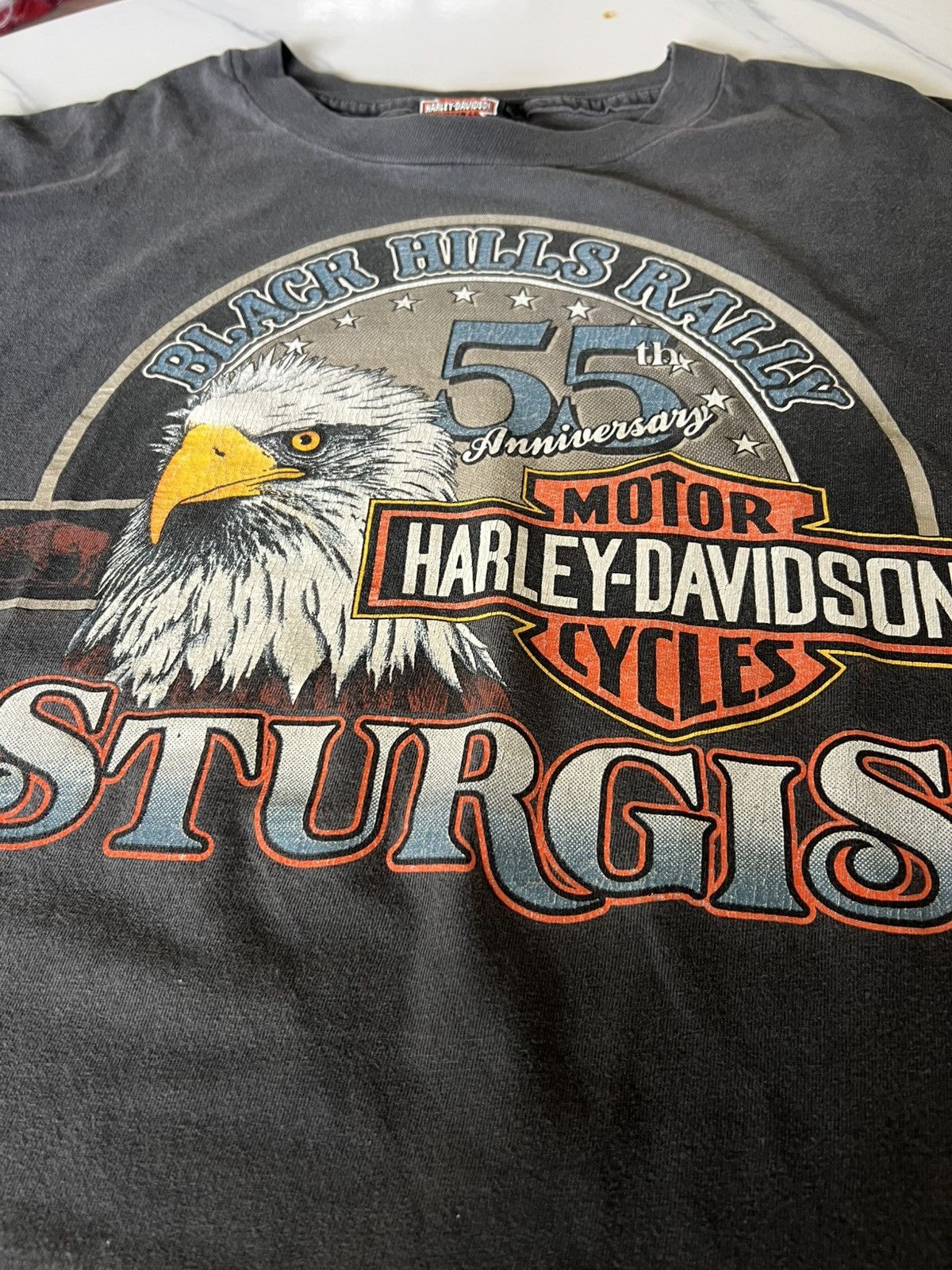 Harley Davidson Vintage 90’s single stitch XL harley davidson Size US XL / EU 56 / 4 - 1 Thumbnail