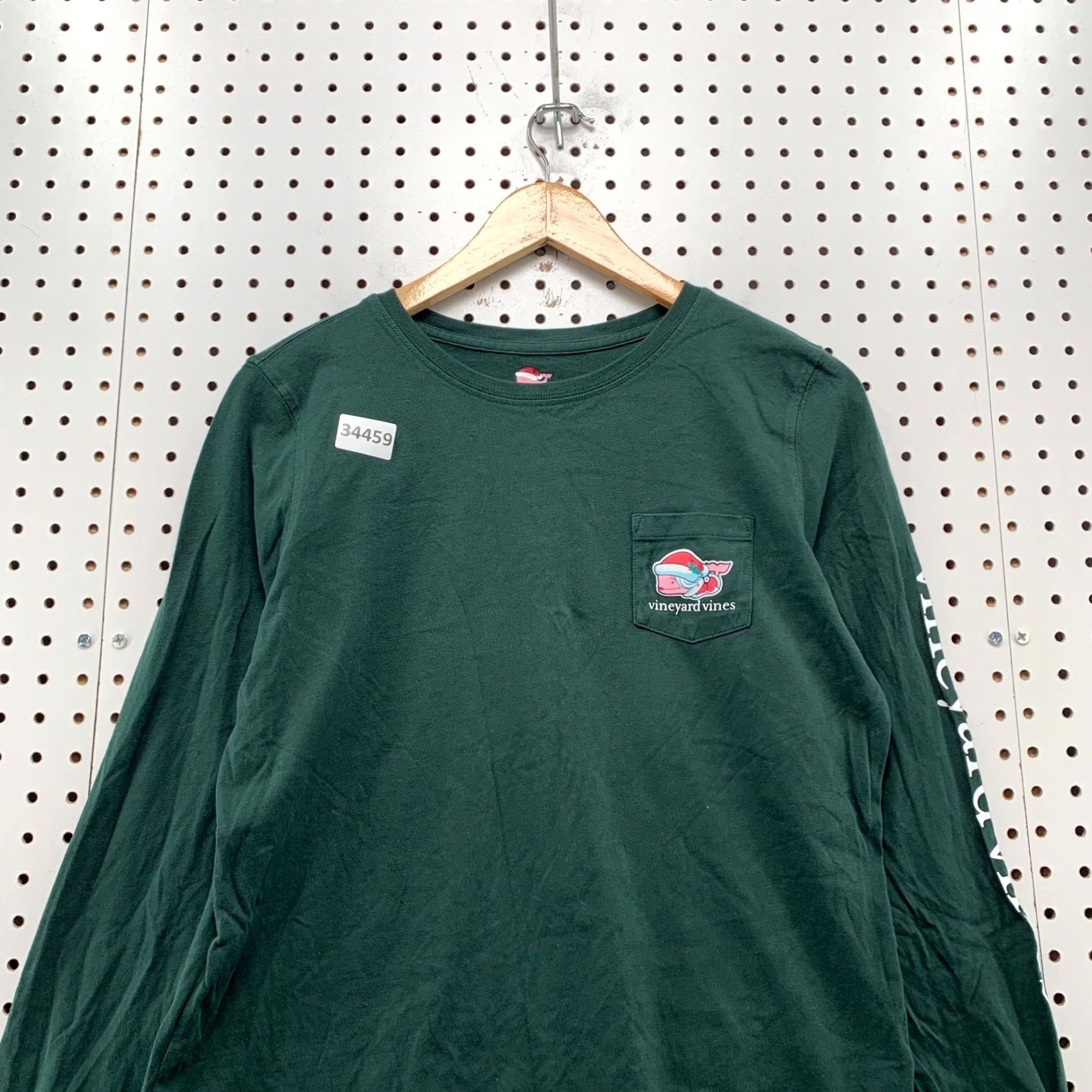 Vineyard Vines Vineyard Vines Christmas Pocket Shirt Mens Medium Green Whale 19.5x25 Size US M / EU 48-50 / 2 - 3 Thumbnail