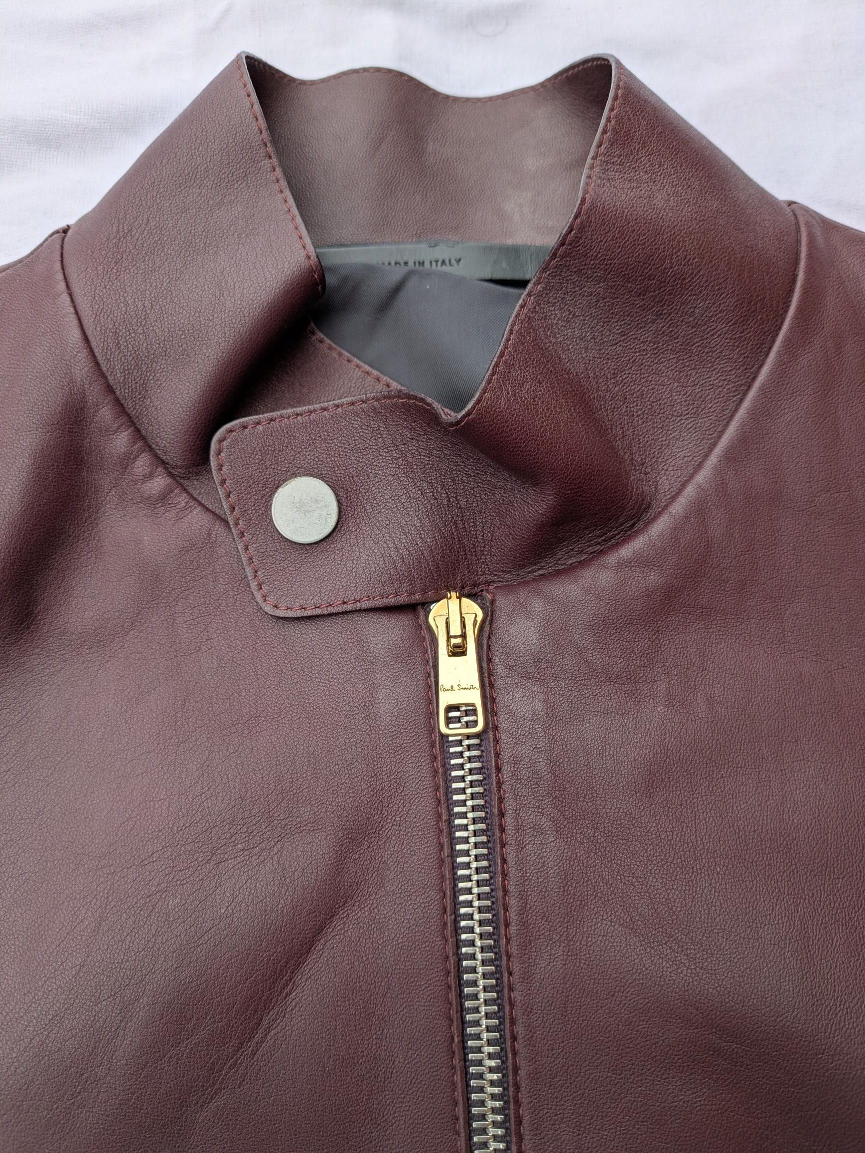 Paul Smith Paul Smith Burgundy Mens Bomber Jacket Size US M / EU 48-50 / 2 - 5 Thumbnail