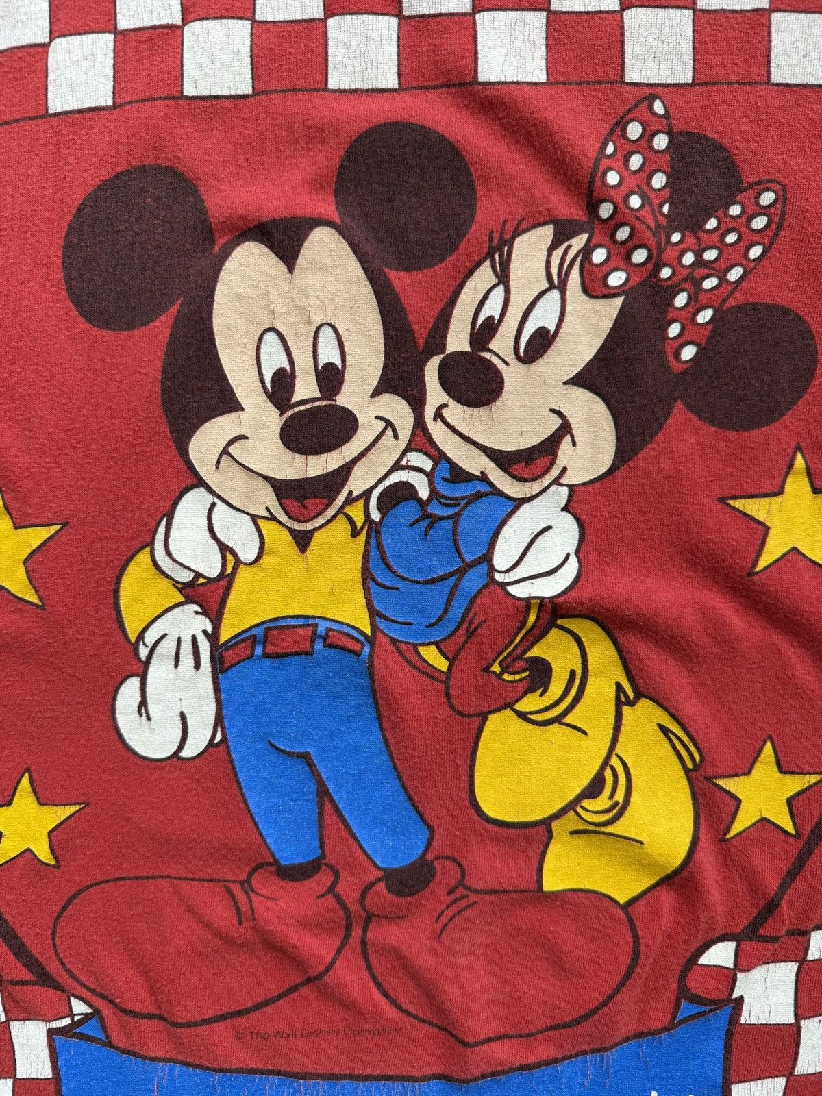 Disney Rare Vintage Mickey University Mickey and Minnie Mouse Shirt Size L / US 10 / IT 46 - 2 Thumbnail