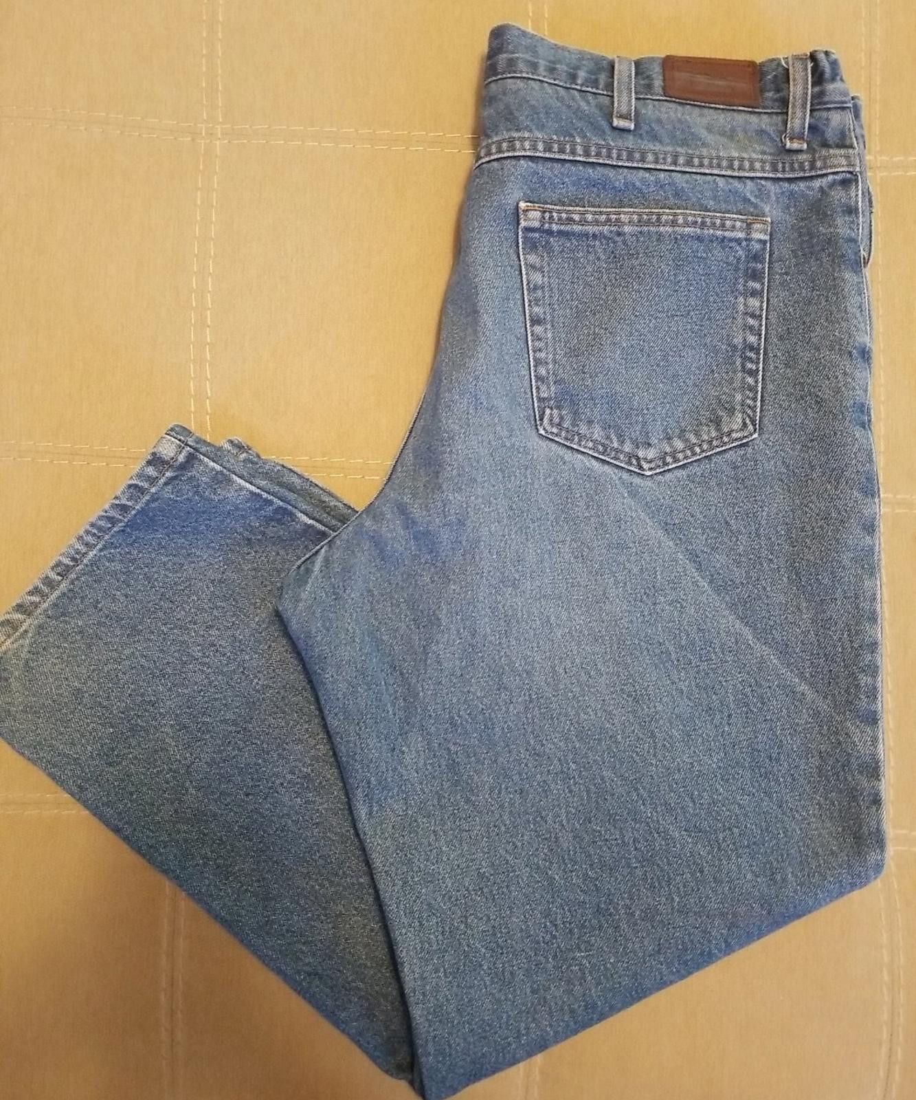 L.L. Bean LL Bean Men's Jeans 38 x 29 Adjustable Waist Cotton EUC Size US 38 / EU 54 - 1 Thumbnail