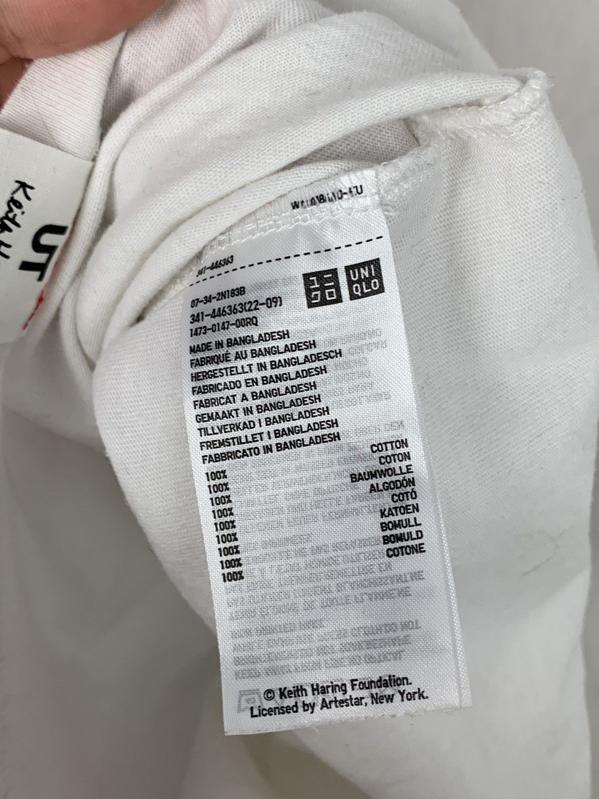 Uniqlo Uniqlo x Keith Haring Love Hearts White T-Shirt Art Size US M / EU 48-50 / 2 - 9 Thumbnail
