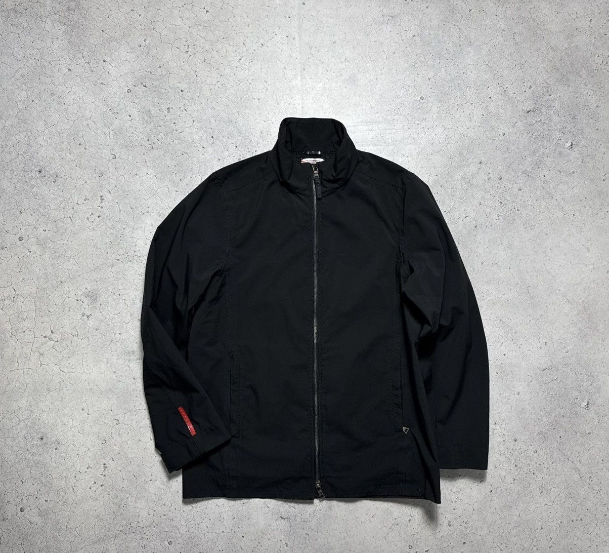 Prada Prada Red Tab Nylon Membrane Vintage Luxury Jacket Black Size US L / EU 52-54 / 3 - 1 Thumbnail