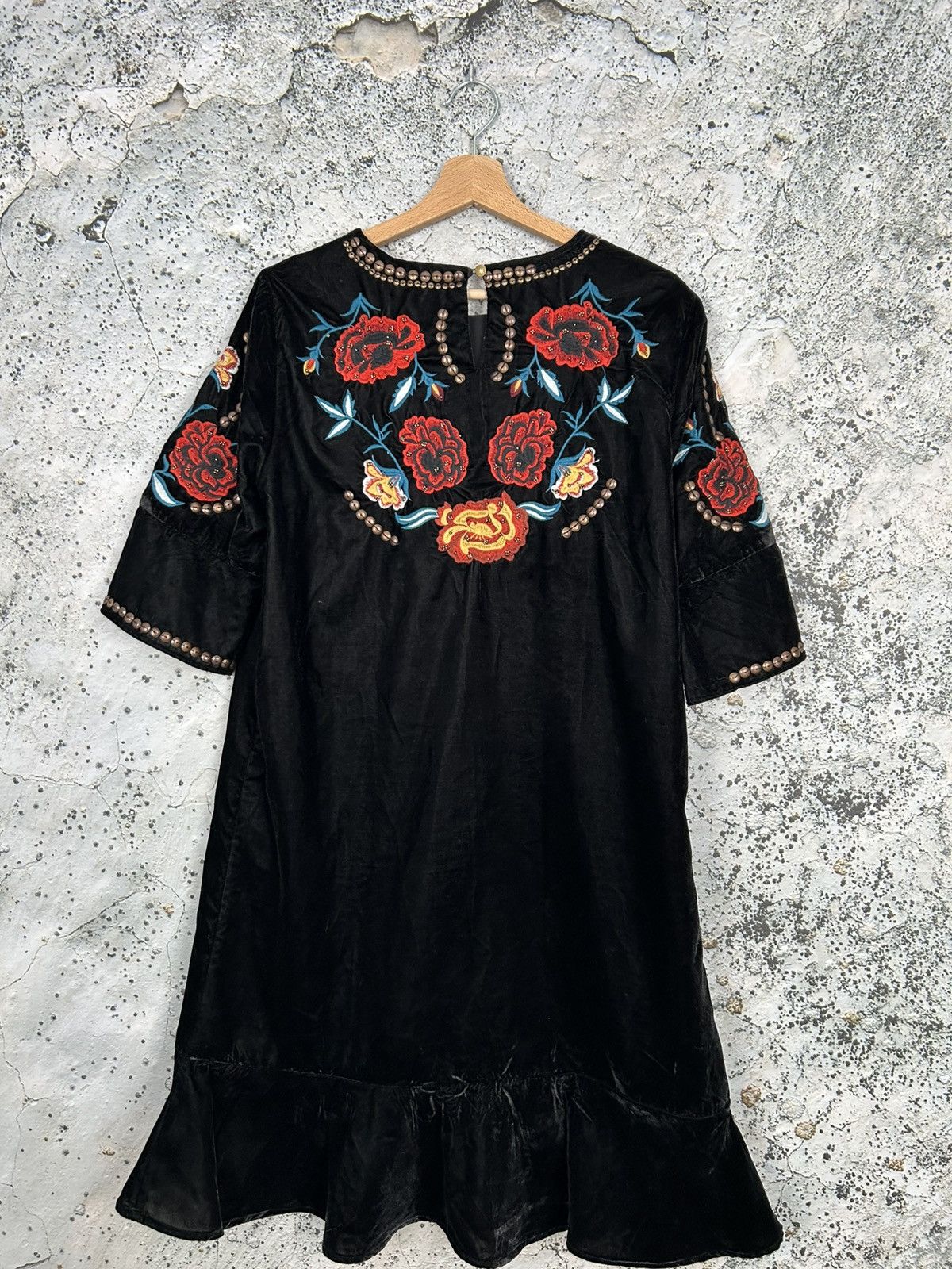 Vintage Vintage Biba New Black Dress Avant Garde Grunge Alternative Size M / US 6-8 / IT 42-44 - 4 Thumbnail