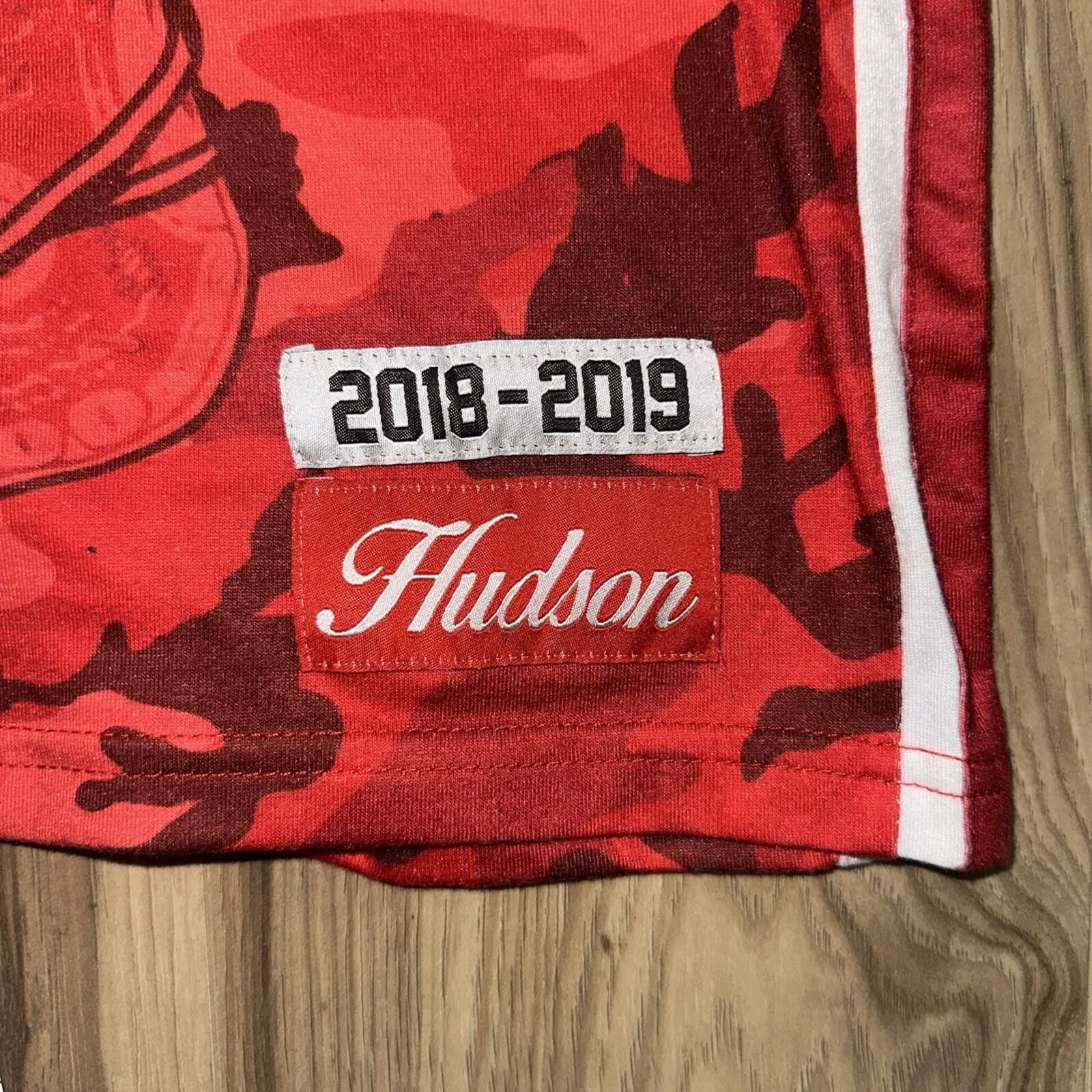 Hudson Hudson Outerwear Youth Red Hustler Camouflage Short XXL Size US XXS / EU 40 - 6 Thumbnail