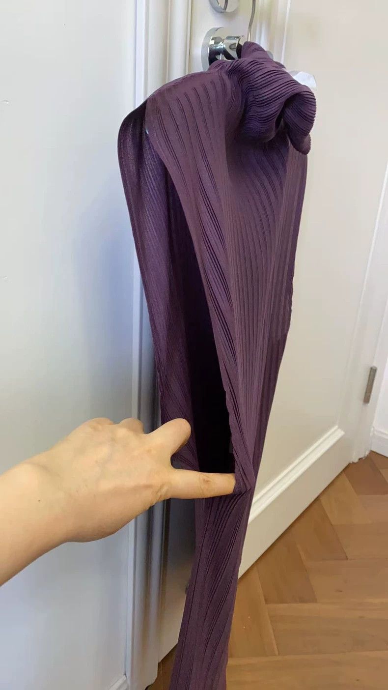 Issey Miyake Issey Miyake size:3 Purple high-neck sleeveless top Size XS / US 0-2 / IT 36-38 - 4 Thumbnail