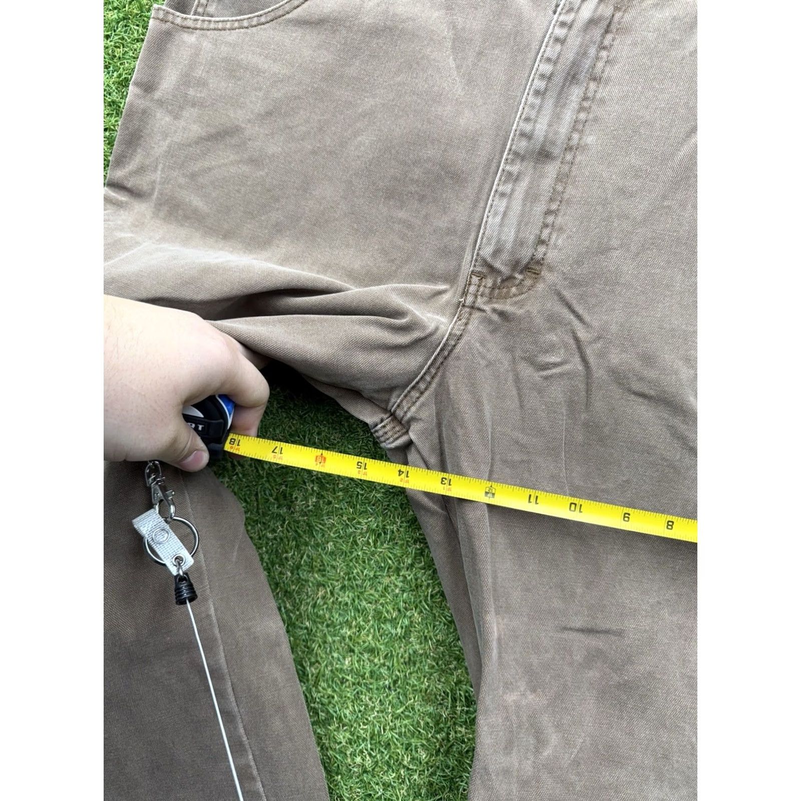 Dickies Dickies 874 Work Pants Mens 40x34 Original Fit Twill Workwear Carpenter Pants Brown 5-Pocket Straight Inseam 34 Mens Dickies 874 Size US 40 / EU 56 - 4 Thumbnail