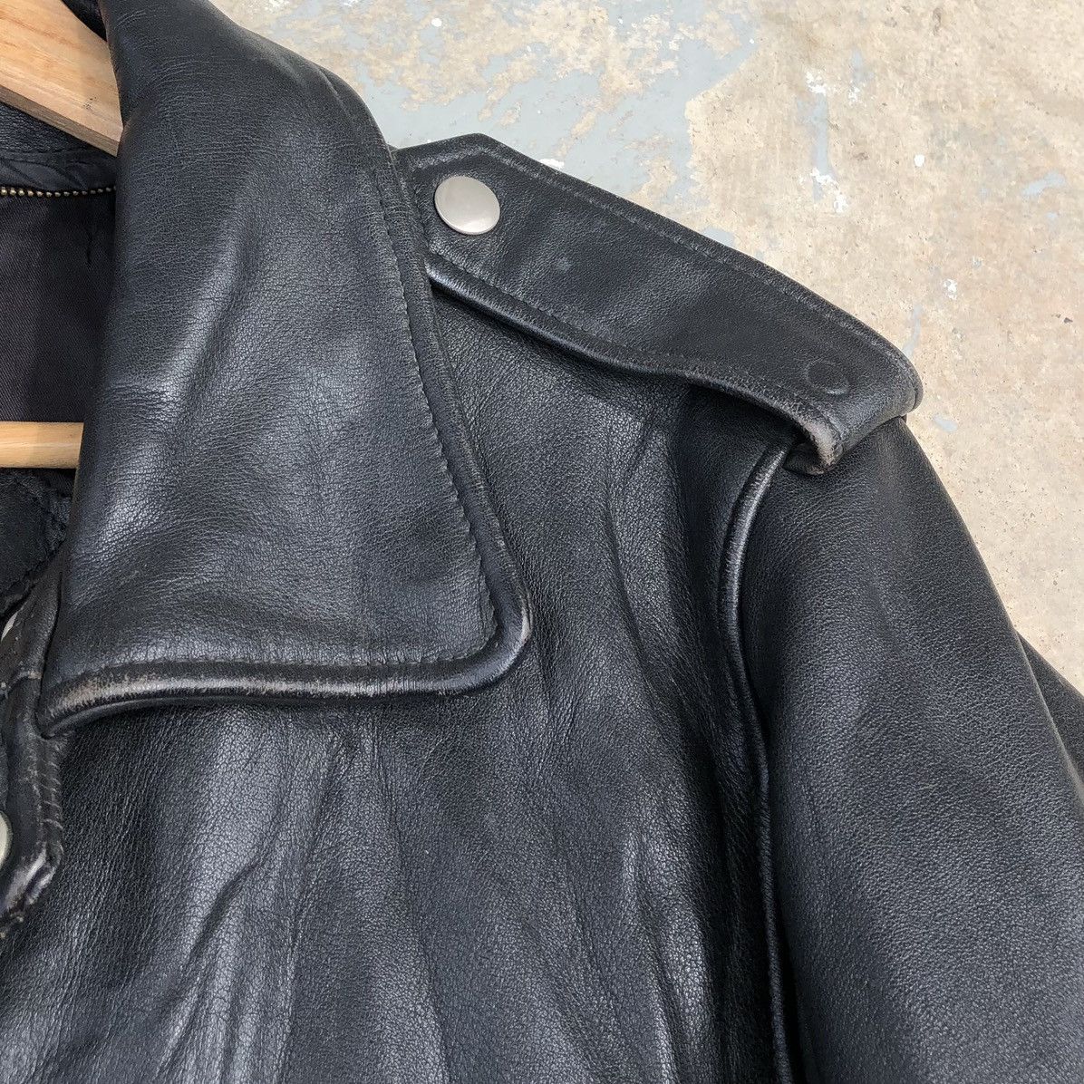 Harley Davidson Vintage HARLEY DAVIDSON LEATHER FLIGHT BOMBER JACKET Size US M / EU 48-50 / 2 - 4 Thumbnail