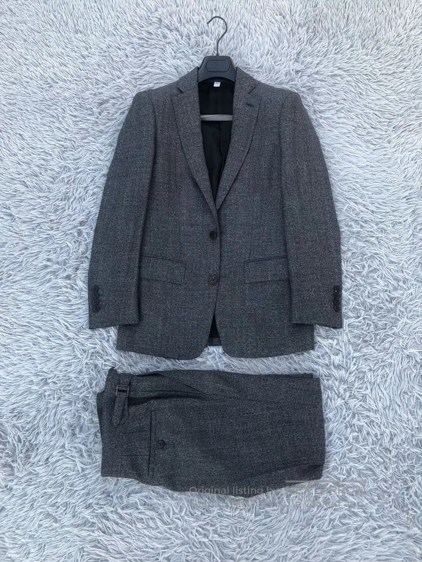 Burberry Burberry Herringbone Wool Suit Set. Size US S / EU 44-46 / 1 - 1 Thumbnail