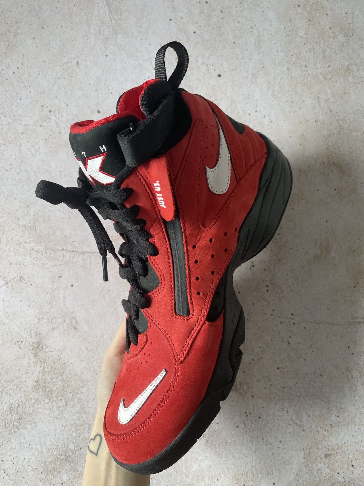 Nike Nike Air Maestro 2 High Kith Red ronnie fieg sneakers Size US 9.5 / EU 42-43 - 4 Thumbnail