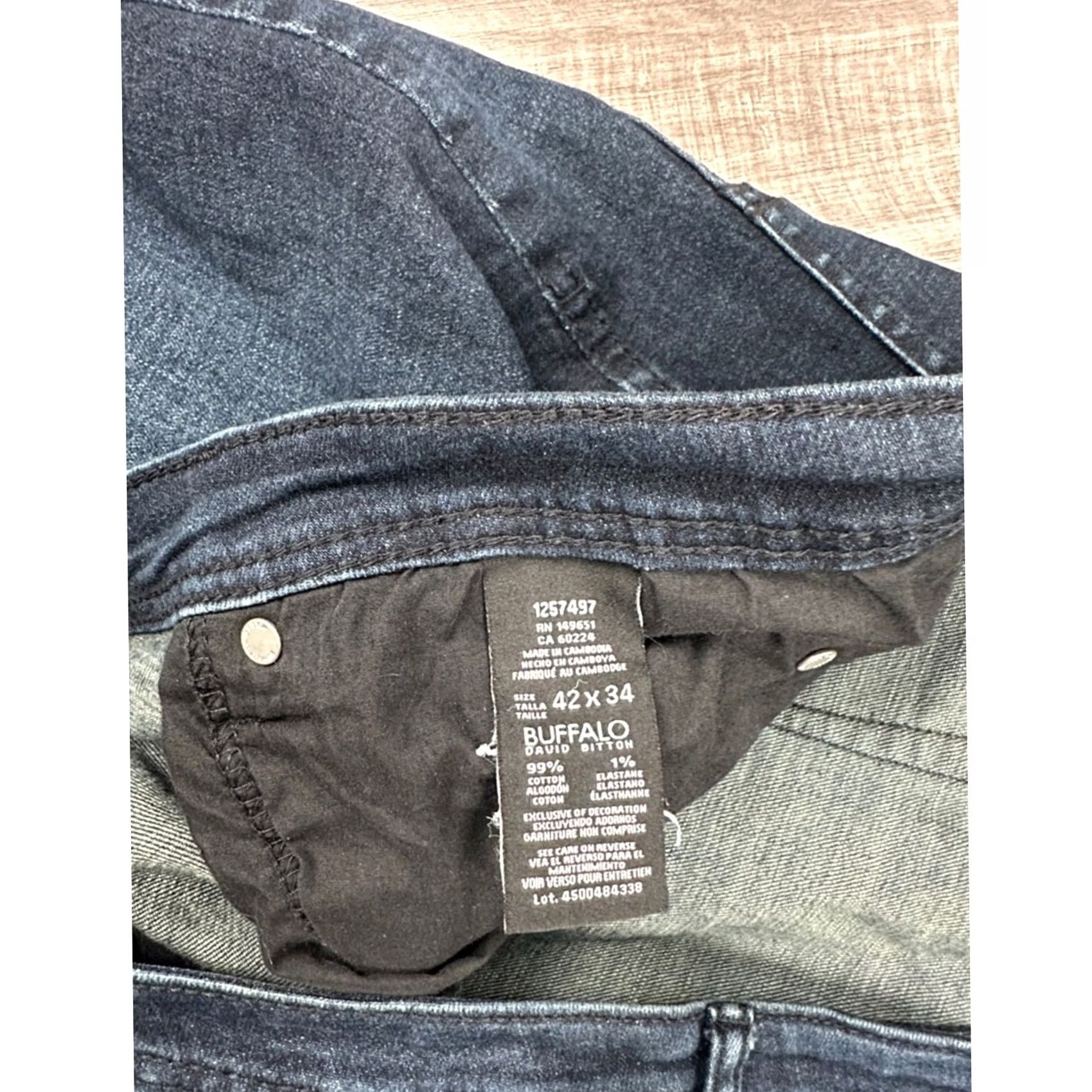 Buffalo David Bitton Buffalo David Bitton Jeans Straight Men 42 Regular 34 Blue Size US 42 / EU 58 - 8 Thumbnail