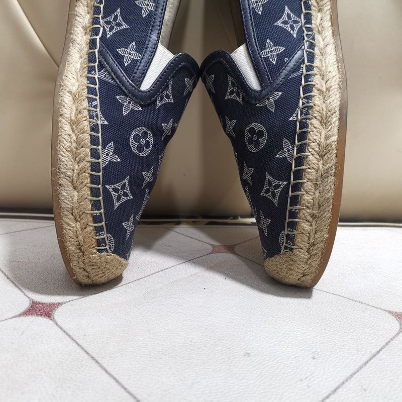Louis Vuitton Louis Vuitton Casual Blue Espadrilles for Men - Size US 9 / EU 42 - 3 Thumbnail