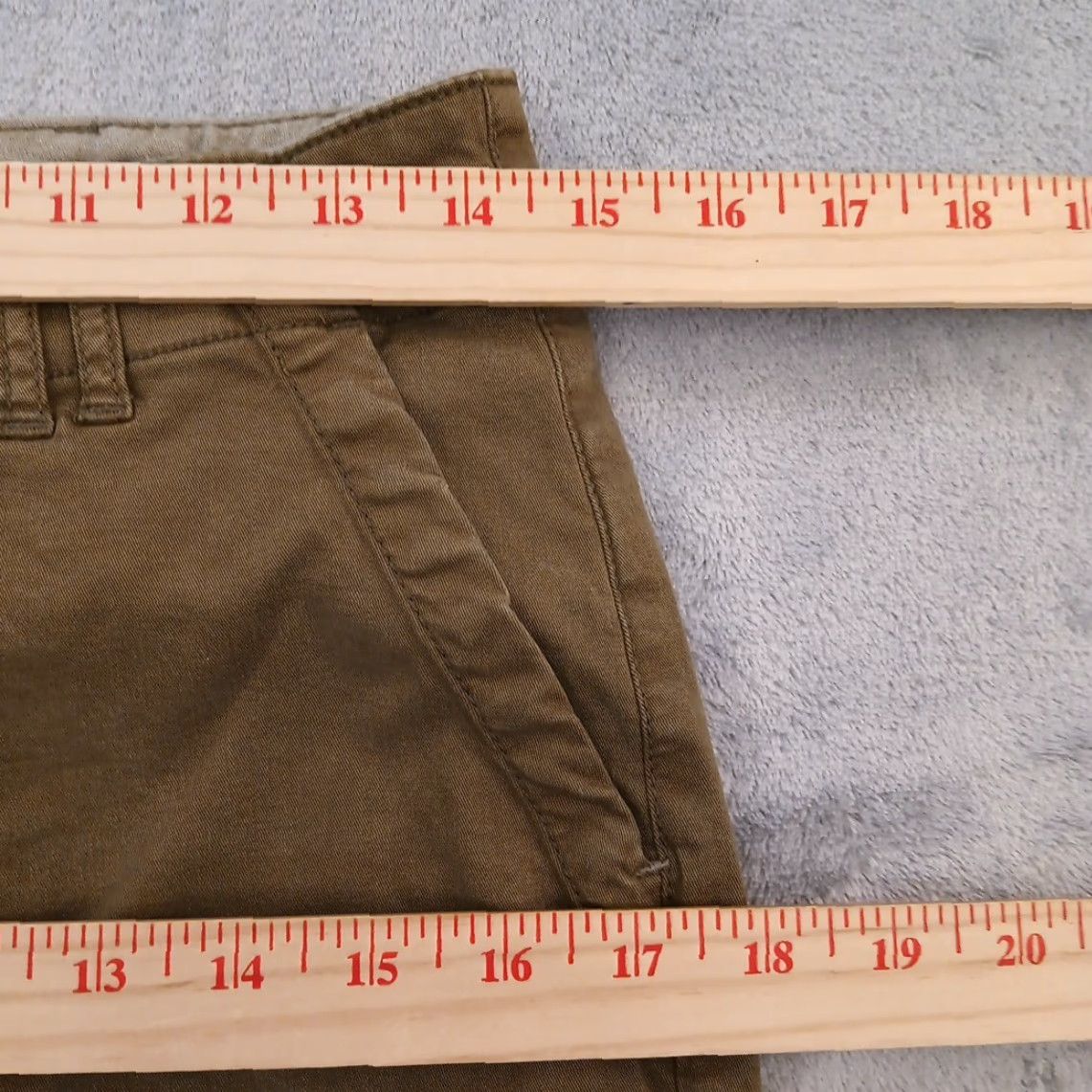Vintage Pilcro Ankle Pants Womens Size 27 Green Cuffed 28x25 Mid Rise Pants Womens Size 27" / US 4 / IT 40 - 3 Thumbnail