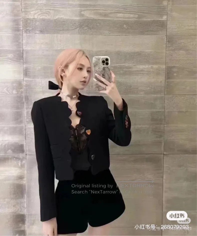 Saint Laurent Paris Heart Jacket