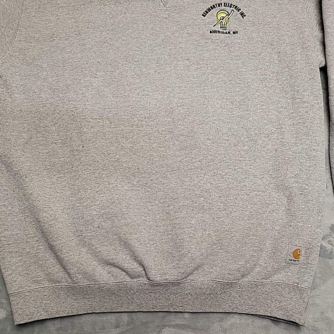 Carhartt VINTAGE Carhartt Sweatshirt Men L Gray Fleece Heavyweight Workwear Crewneck K124 HGY Size US L / EU 52-54 / 3 - 2 Thumbnail