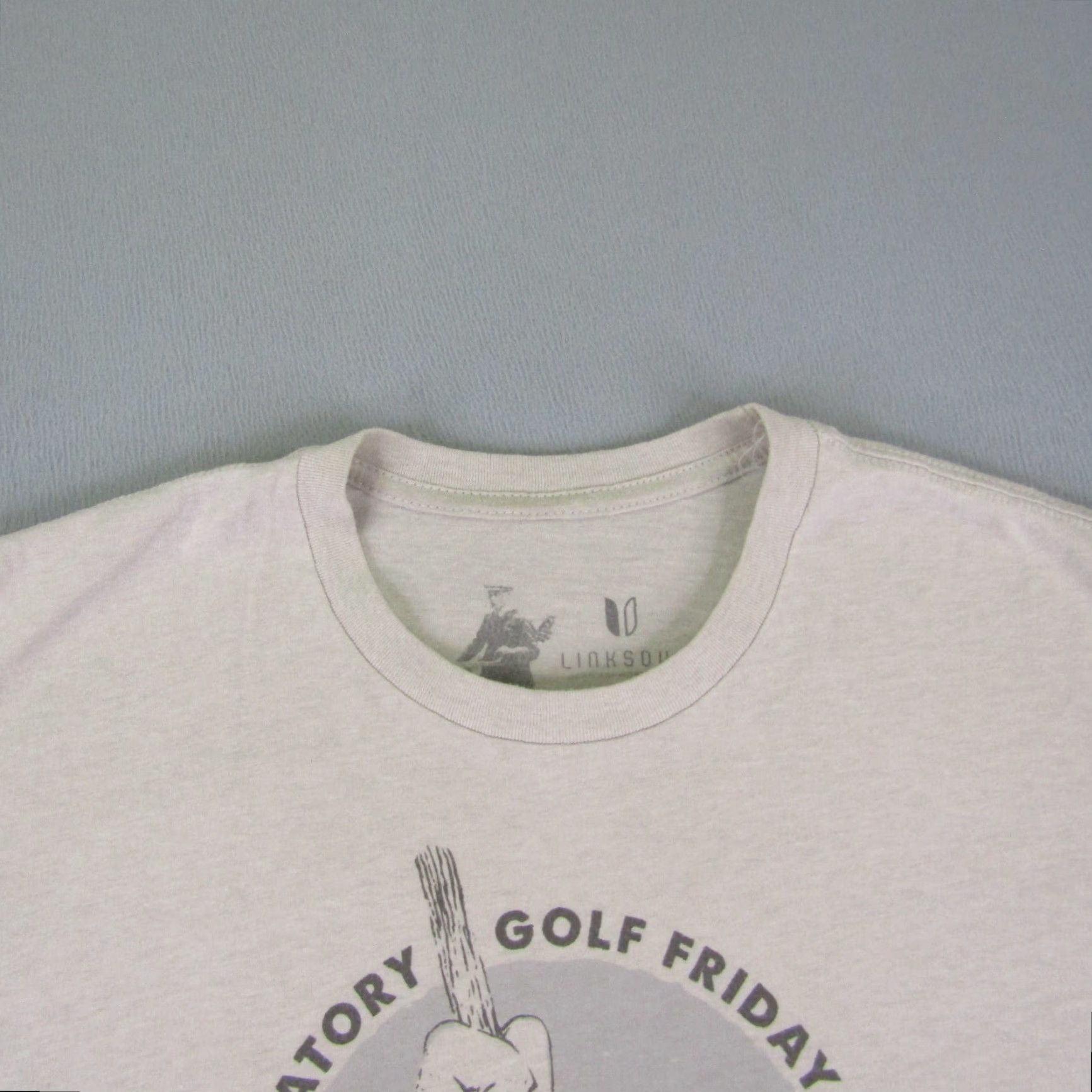 Vintage VINTAGE Linksoul Shirt Mens Small Gray Performance Golf Short Sleeve Graphic Outdoor Sports Size US S / EU 44-46 / 1 - 3 Thumbnail