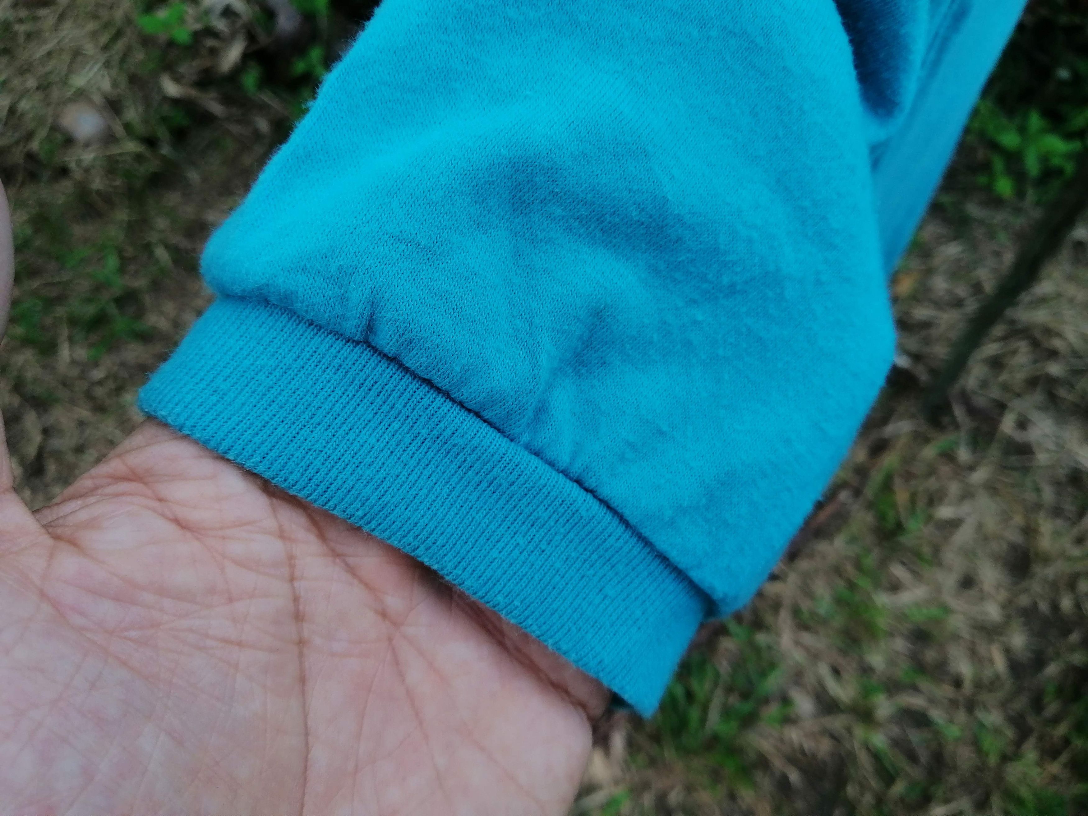 Other 80s vintage collared t shirt plain turquoise thin soft Size US M / EU 48-50 / 2 - 8 Thumbnail