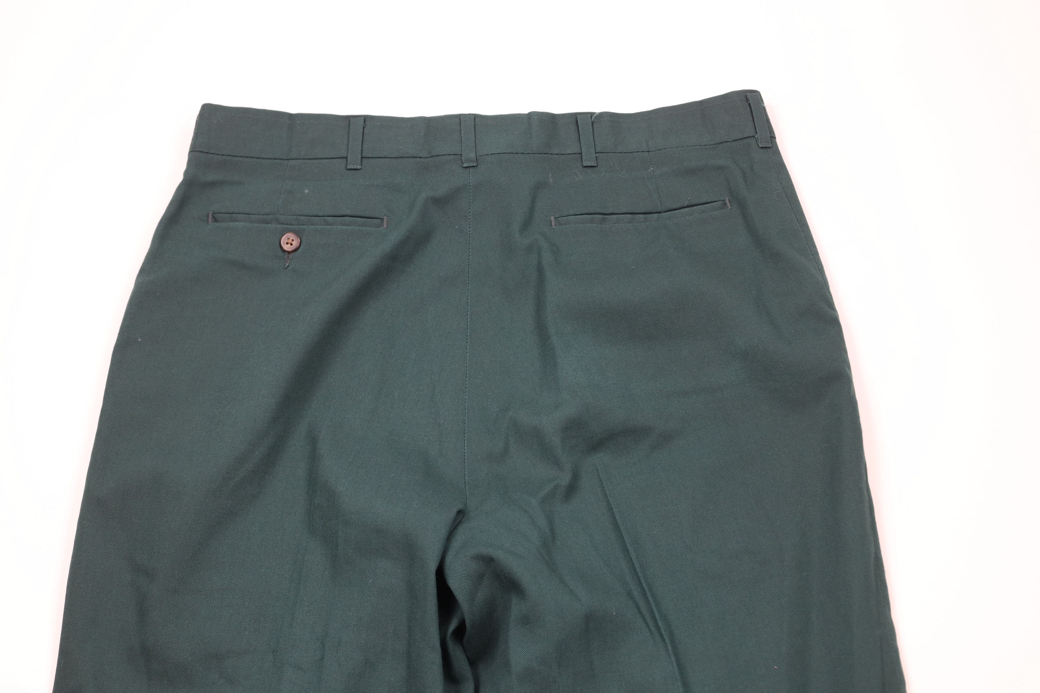 Vintage Vintage 90s Streetwear Knit Wide Leg Chino Pants Green USA Size US 36 / EU 52 - 10 Thumbnail