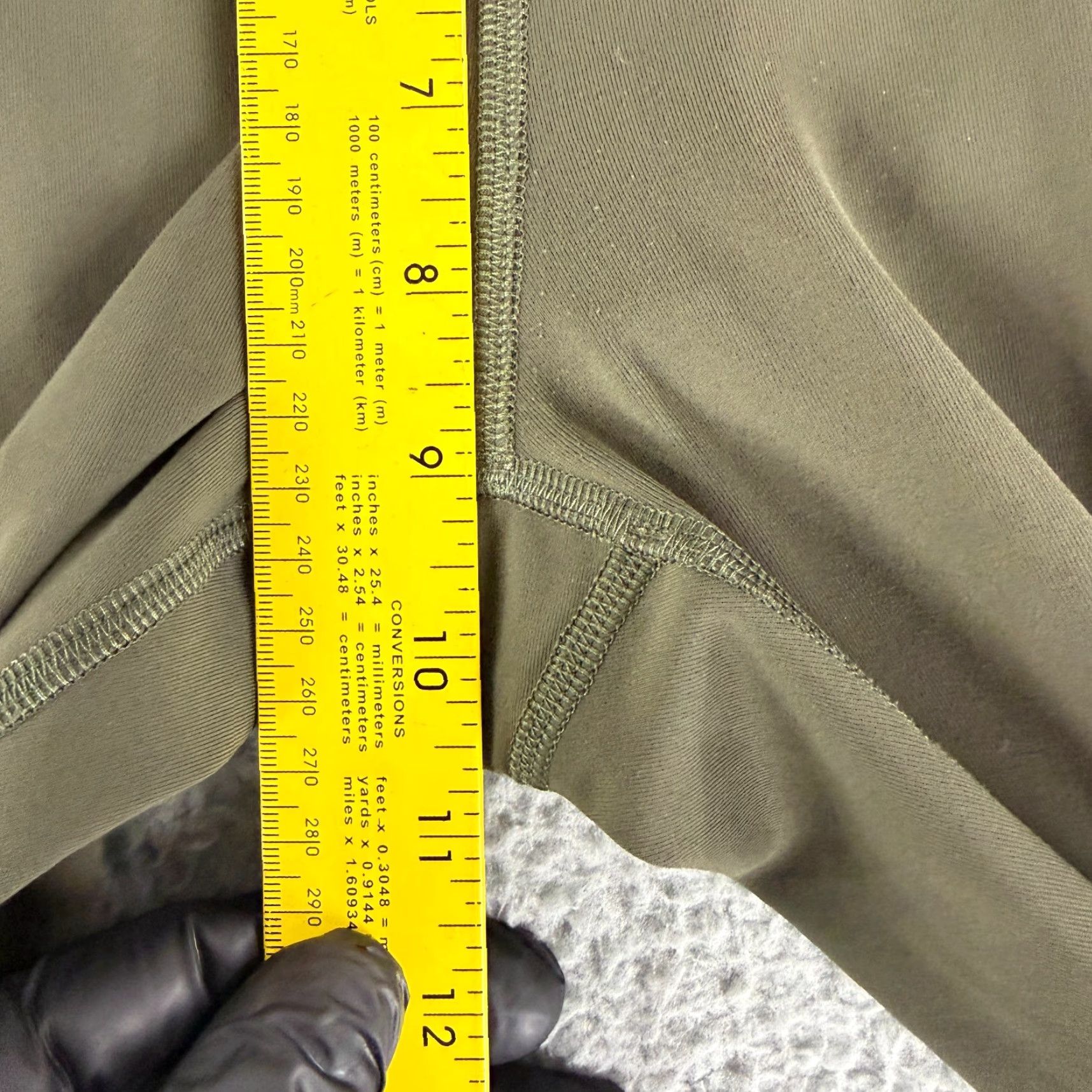 Lululemon VINTAGE Lululemon Pace Revival Crop Leggings Womens 8 Green Pull On Luxtreme Yoga Size 30" / US 8 / IT 44 - 5 Thumbnail