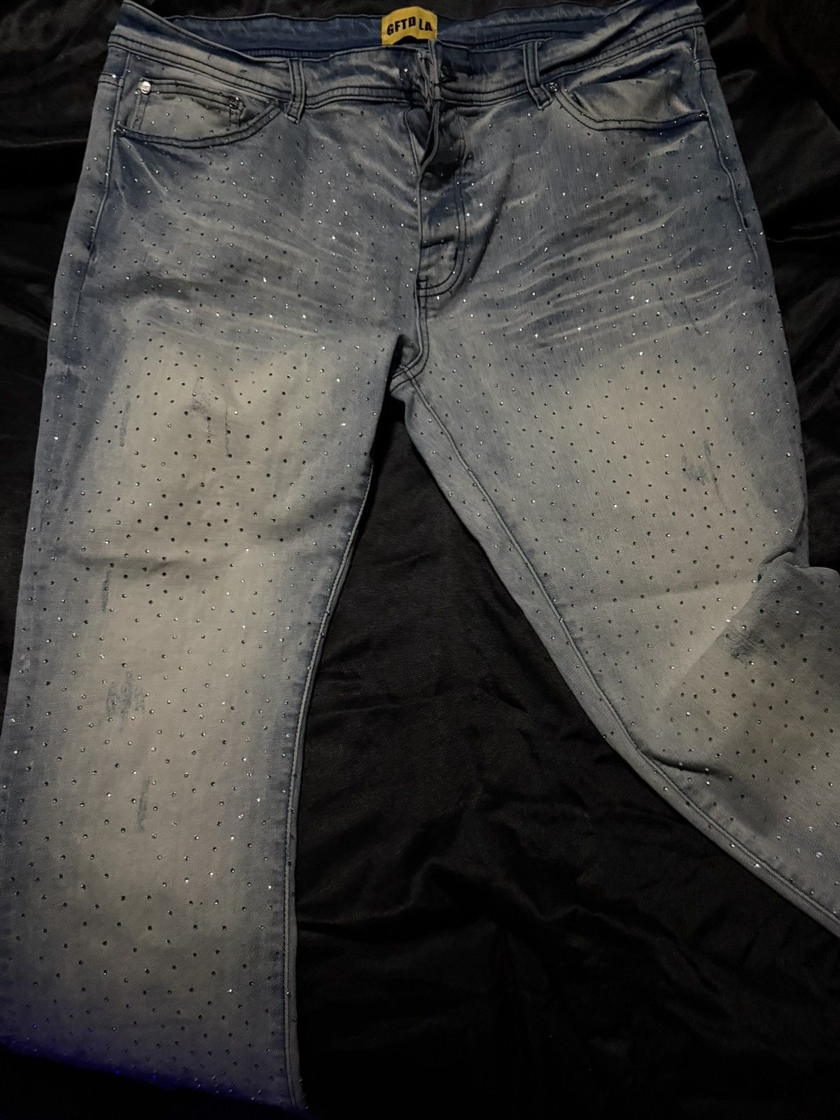 Other GFTD LA Rhinestone skinny jeans Size US 40 / EU 56 - 5 Thumbnail