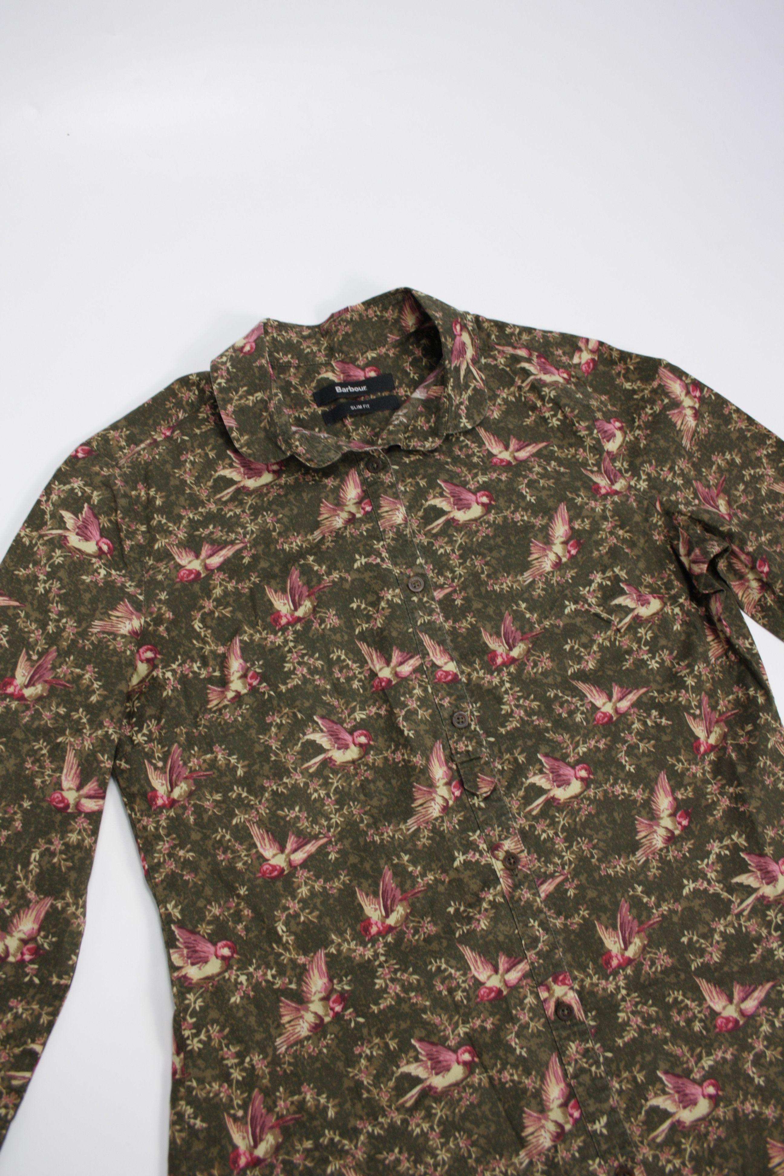 Barbour Barbour Bantam Birds Printed Slim Fit LS Shirt Size S / US 4 / IT 40 - 4 Thumbnail