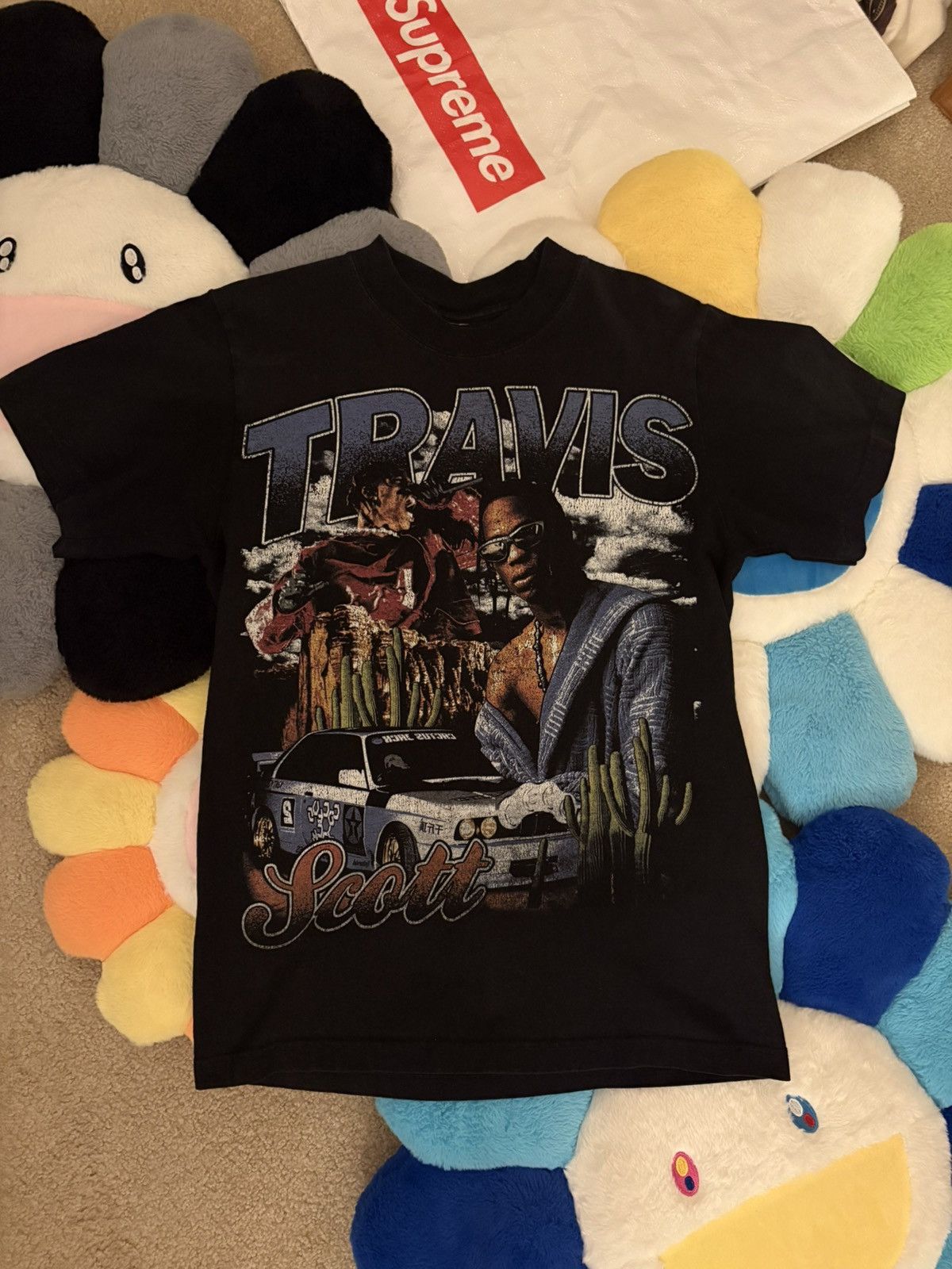 Travis Scott Astro World Travis Scott streetwear graphic tee Size US S / EU 44-46 / 1 - 1 Thumbnail