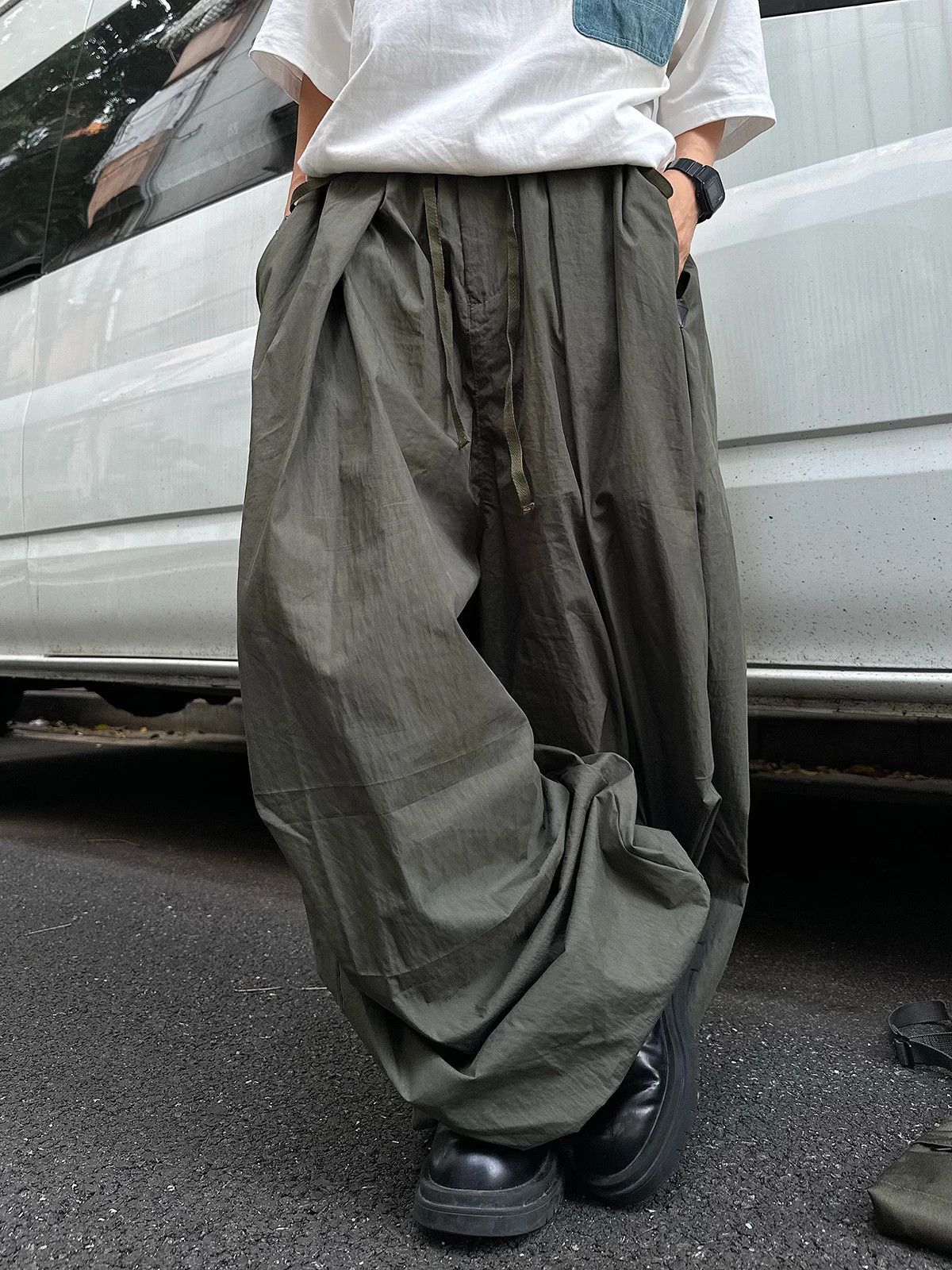 Japanese Brand Flowy Pants Size US 32 / EU 48 - 2 Thumbnail