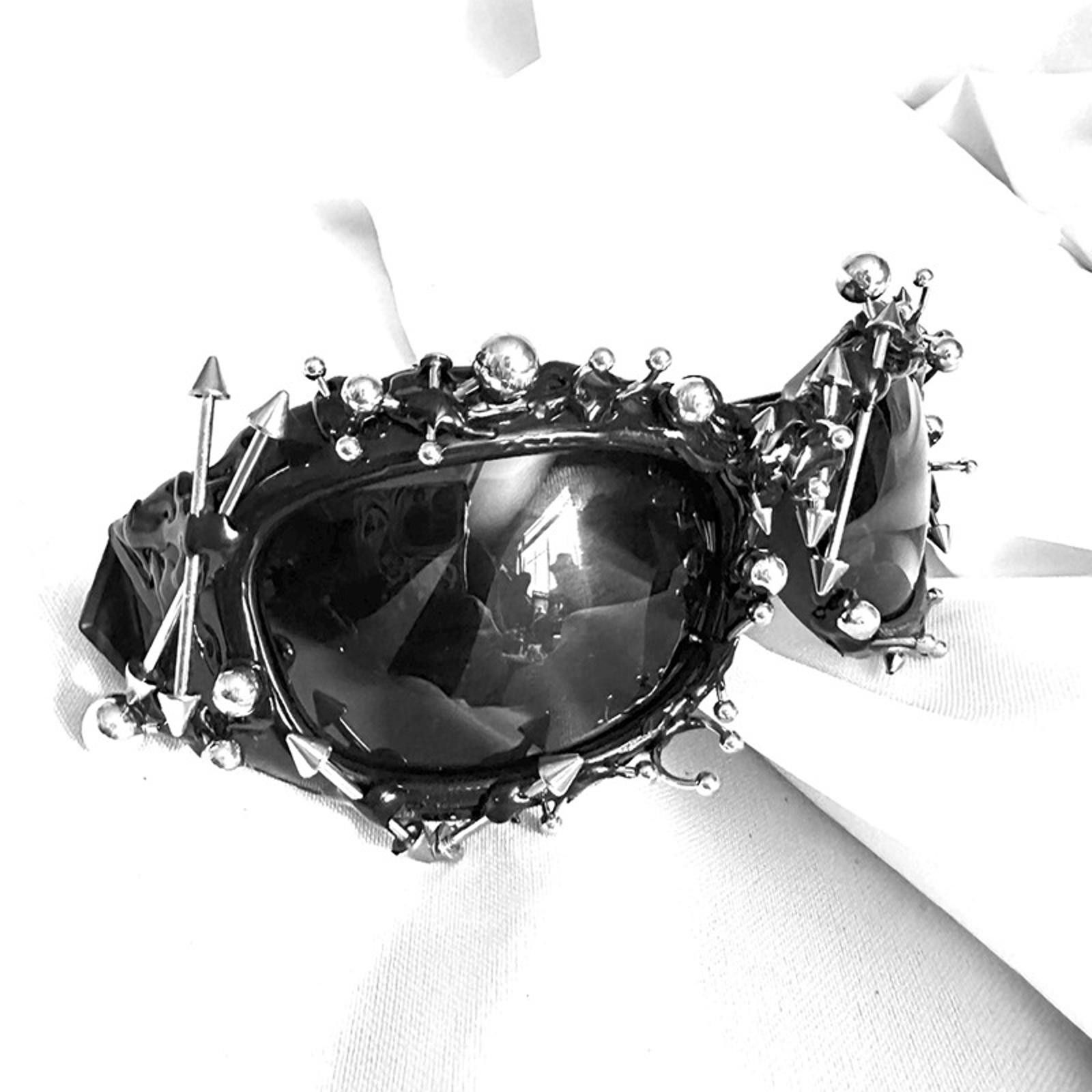 Other Handcrafted Avant-Garde Sunglasses - Studded & Spiked Design Size ONE SIZE - 2 Thumbnail