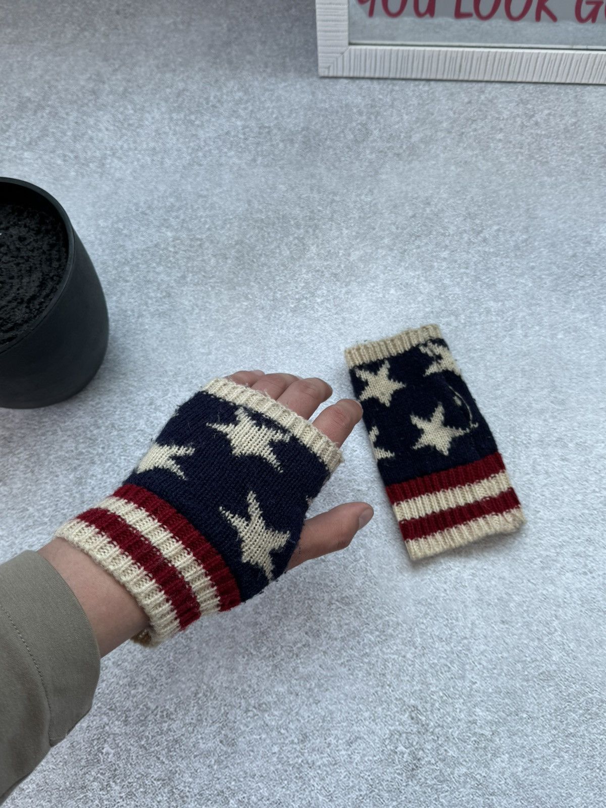 Polo Ralph Lauren Polo Ralph Lauren Rare American Flag USA Fingerless gloves Size ONE SIZE - 3 Thumbnail