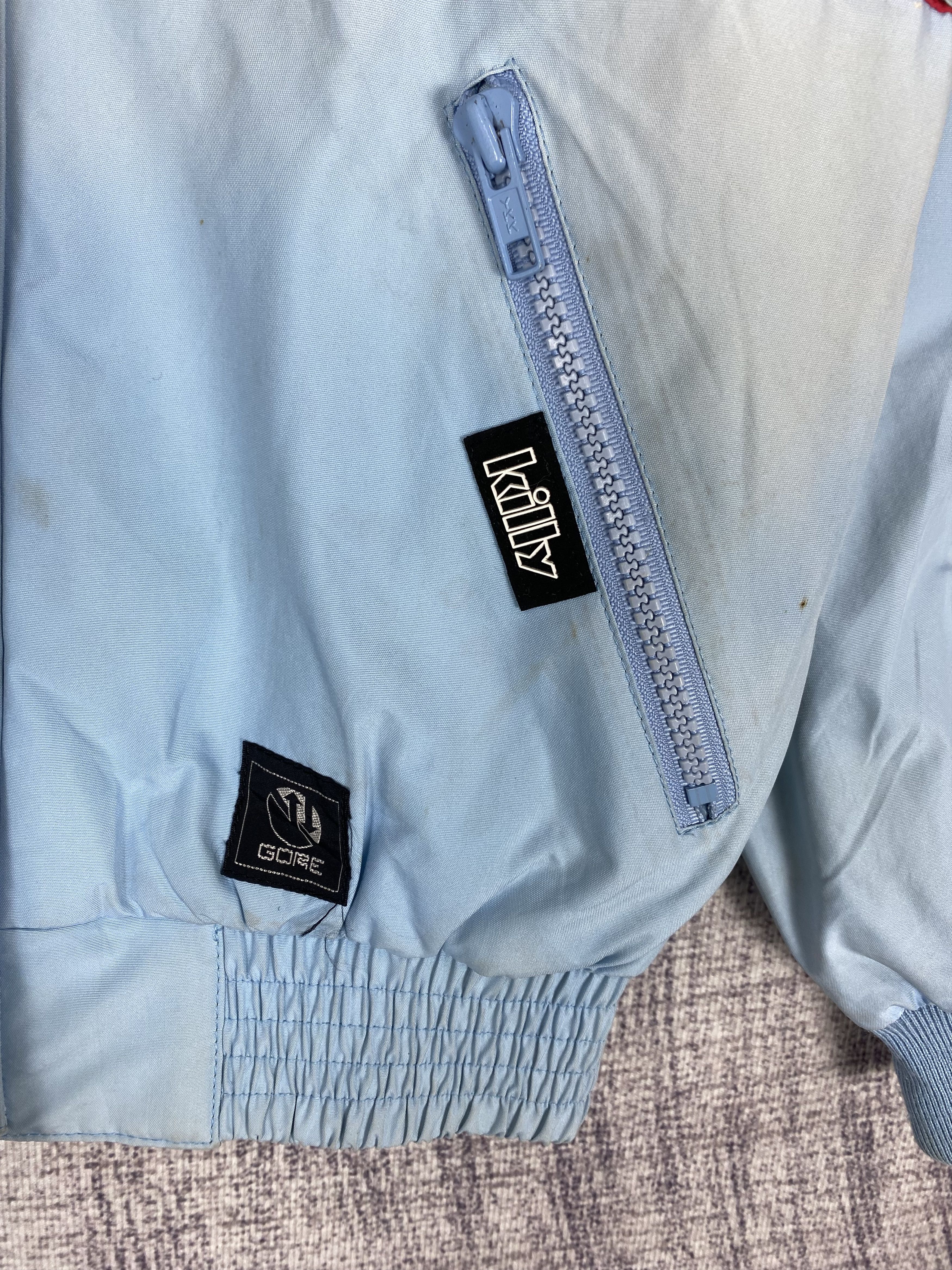 Asics Vintage Killy Asics Little Faded Full Zip Bombers Jacket Size US XS / EU 42 / 0 - 3 Thumbnail