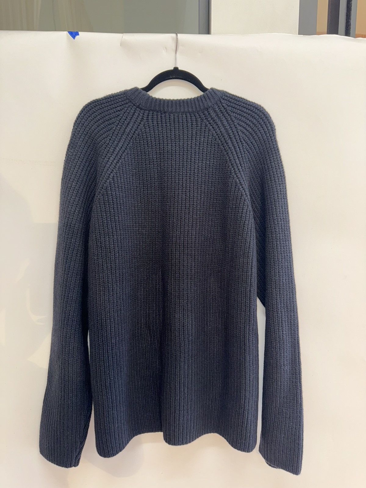Frankie Shop CARTER CREW NECK SWEATER NAVY Size US L / EU 52-54 / 3 - 2 Thumbnail