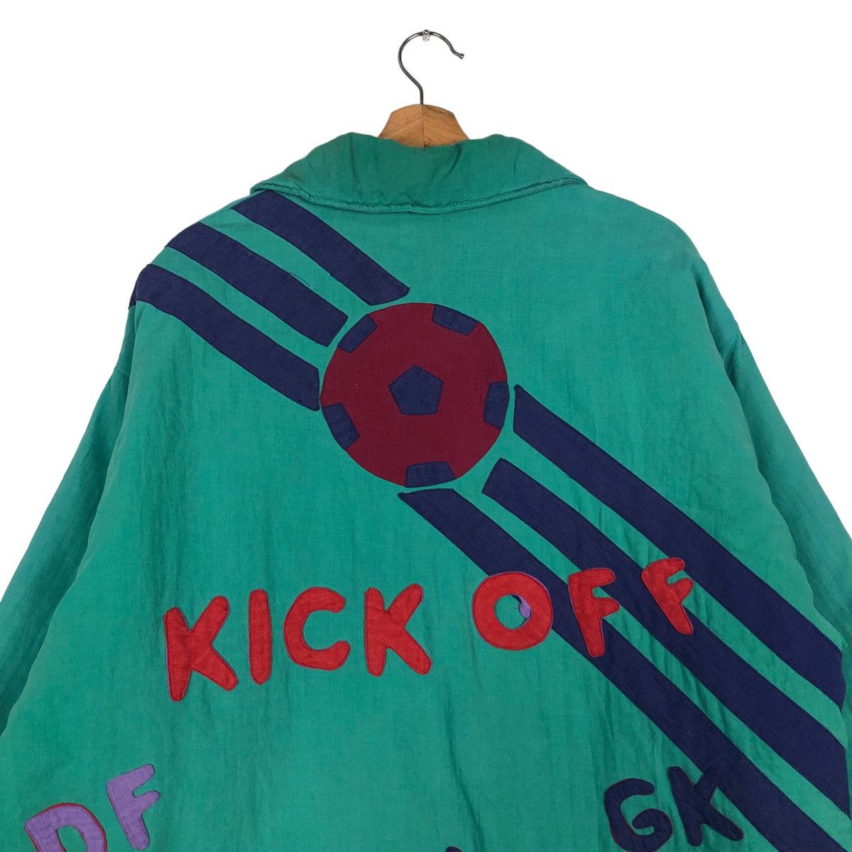 Hysteric Glamour 🔥Vintage Kimono Jacket Football Big Logo Japan Made Size US L / EU 52-54 / 3 - 9 Thumbnail